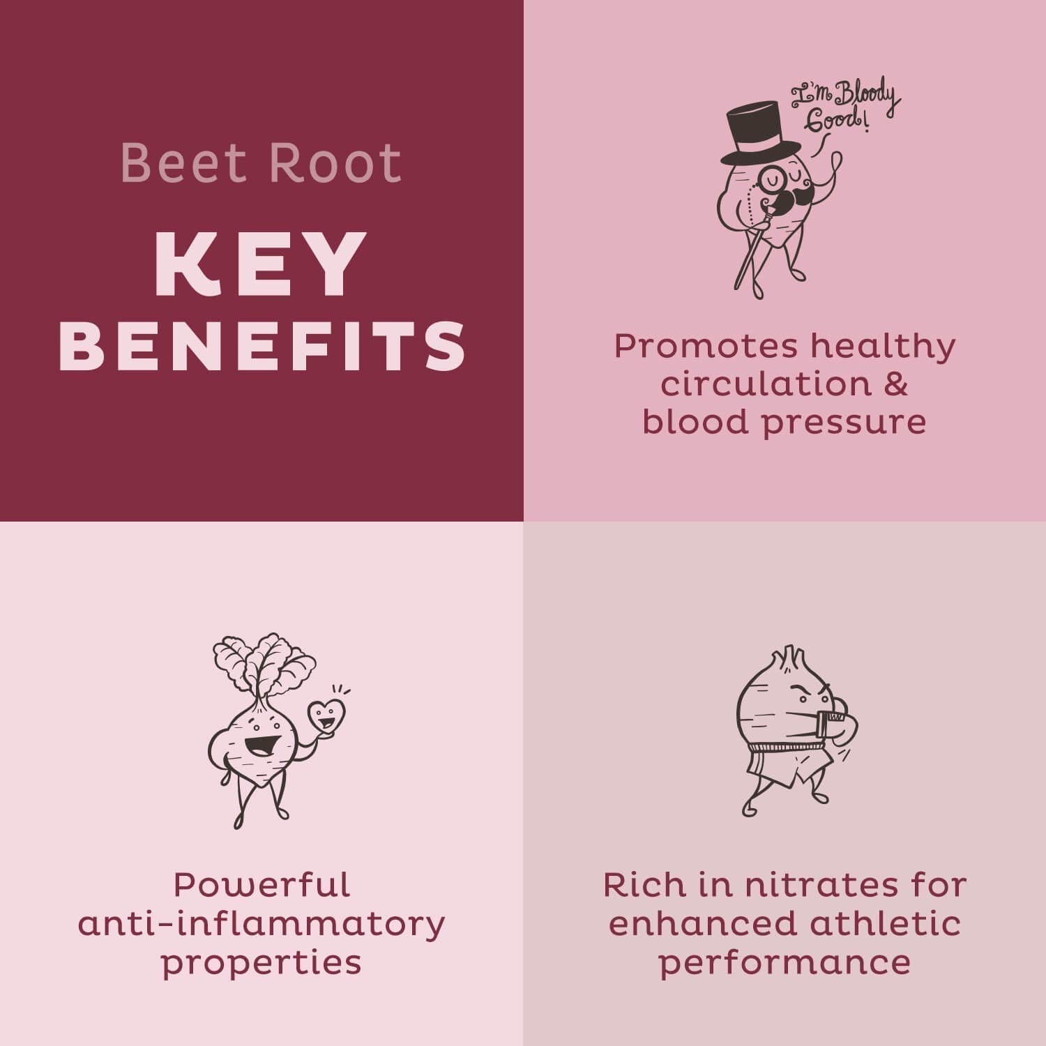 KOS Organic Beet Root Powder + Organic Beet Root Capsules Bundle KOS uk supplements