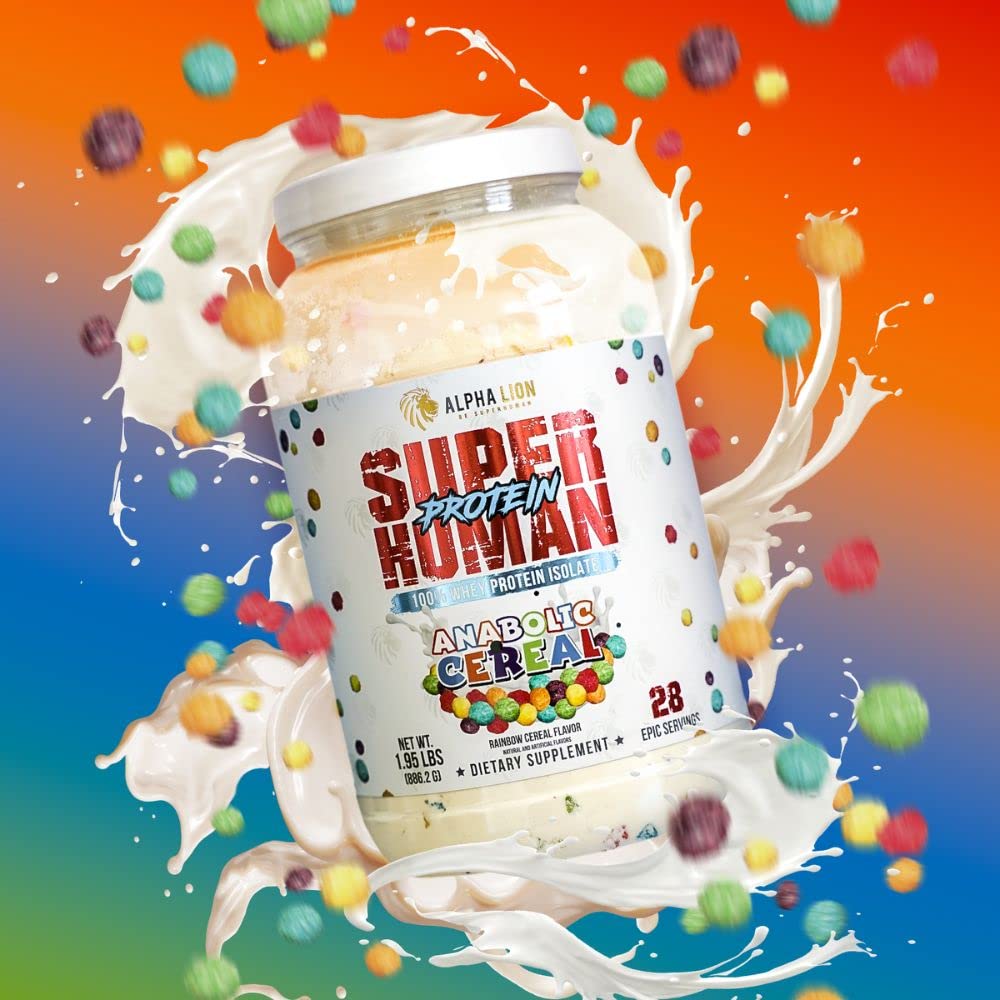 ALPHA LION Superhuman Whey Protein Powder, Great Tasting Pure Whey Protein Isolate ALPHA LION uk supplements
