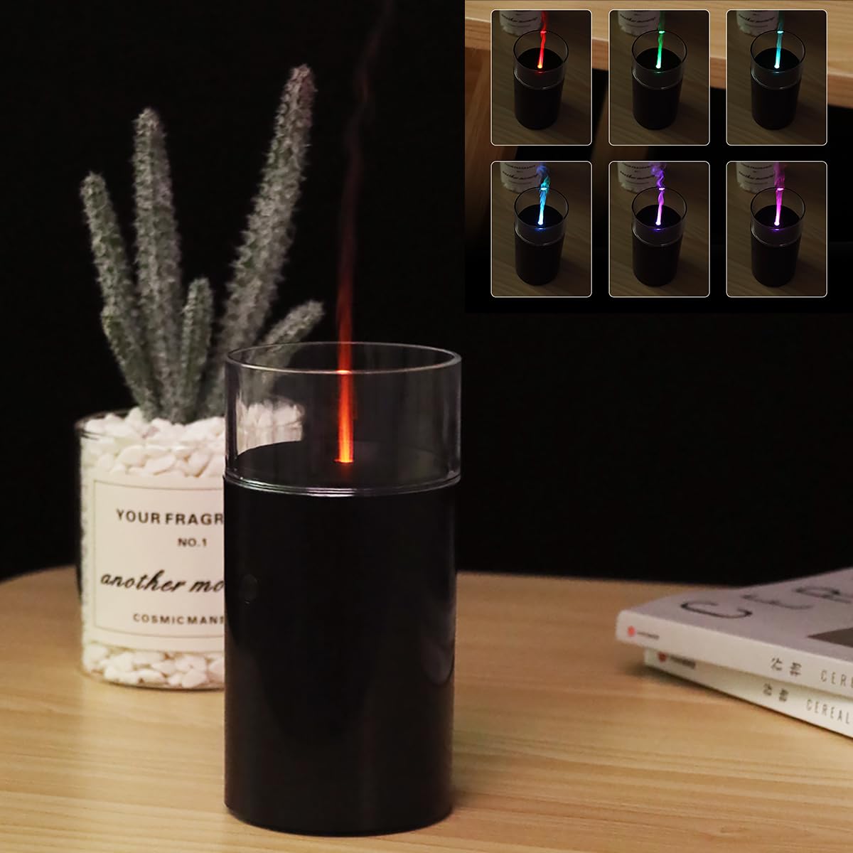 iWeeta Candlelight Diffuser,60ml Rechargeable Battery Operated Low Power Portable 10ml/H Aroma iweeta uk supplements