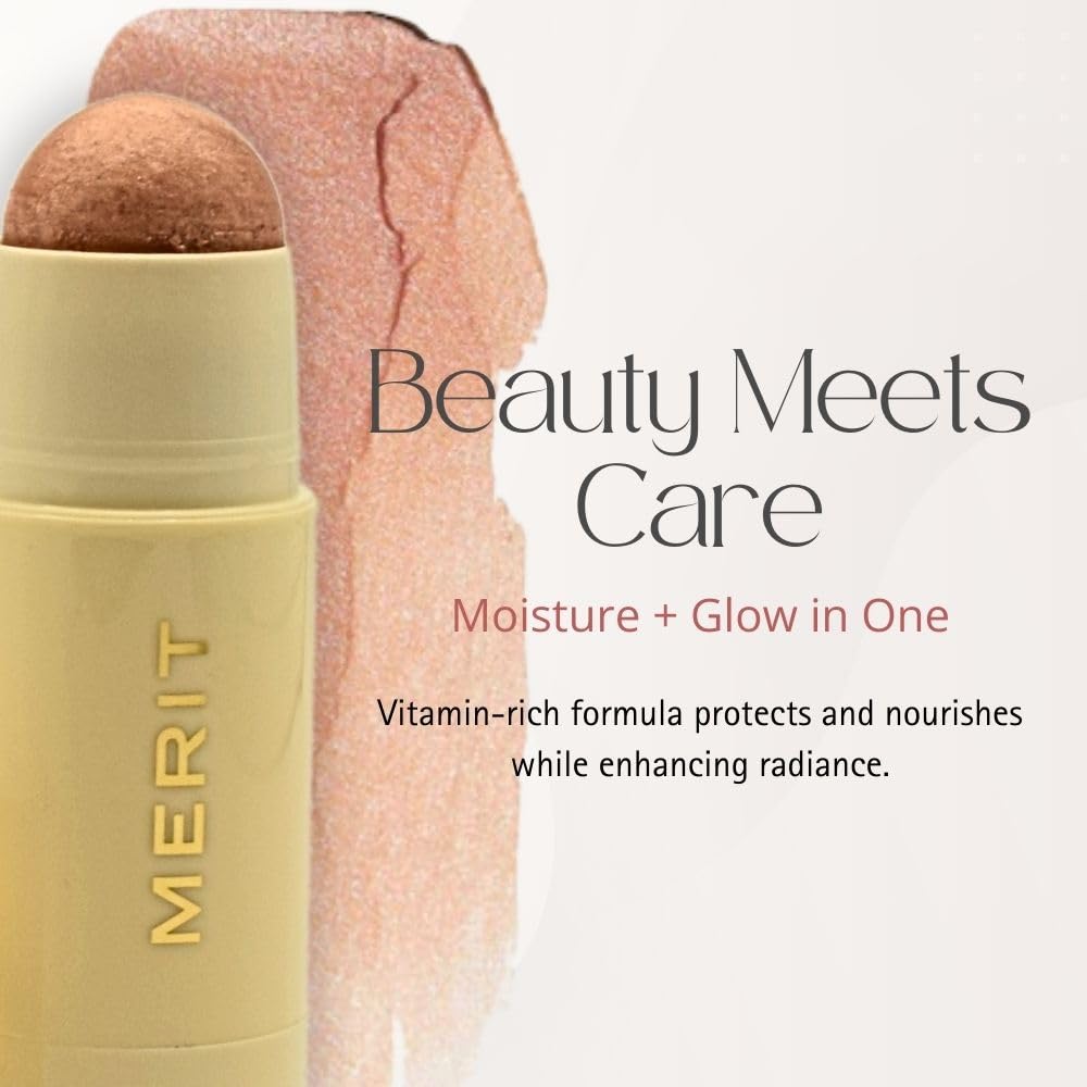 MERIT Day Glow Dewy Highlighting Balm Bounce Merit uk supplements