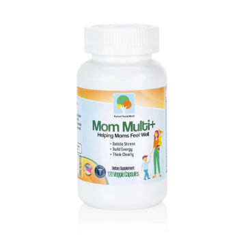 Raise Them Well Mom Multi+ Daily Multivitamin for Women with Active Folate, Adaptogens & Bacopa, Energy, Stress & Cognitive Support, 120 Veggie Capsules Raise Them Well uk supplements