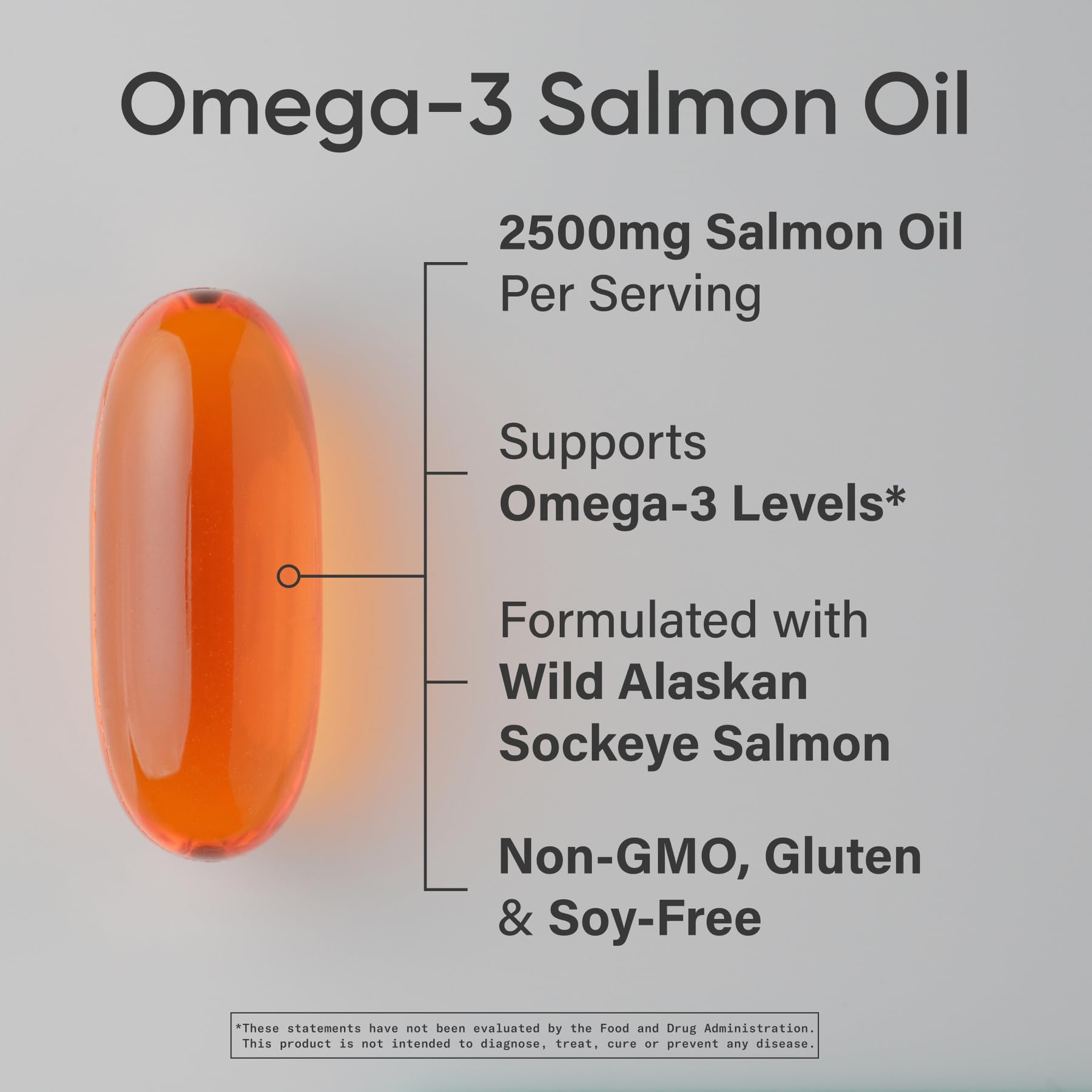 Sports Research® Salmon Oil - Single-Source Wild Alaskan Sockeye | 2500 mg per Serving w/EPA & DHA Fatty Acids | MSC Certified - 180 Count Softgels Sports Research uk supplements
