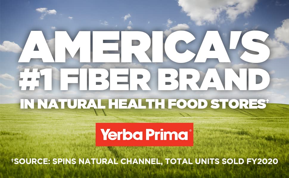 Yerba Prima Prebiotics Colon Care Fiber Caps, 180 Capsules - Five Forms of Fiber Plus FOS Yerba Prima uk supplements
