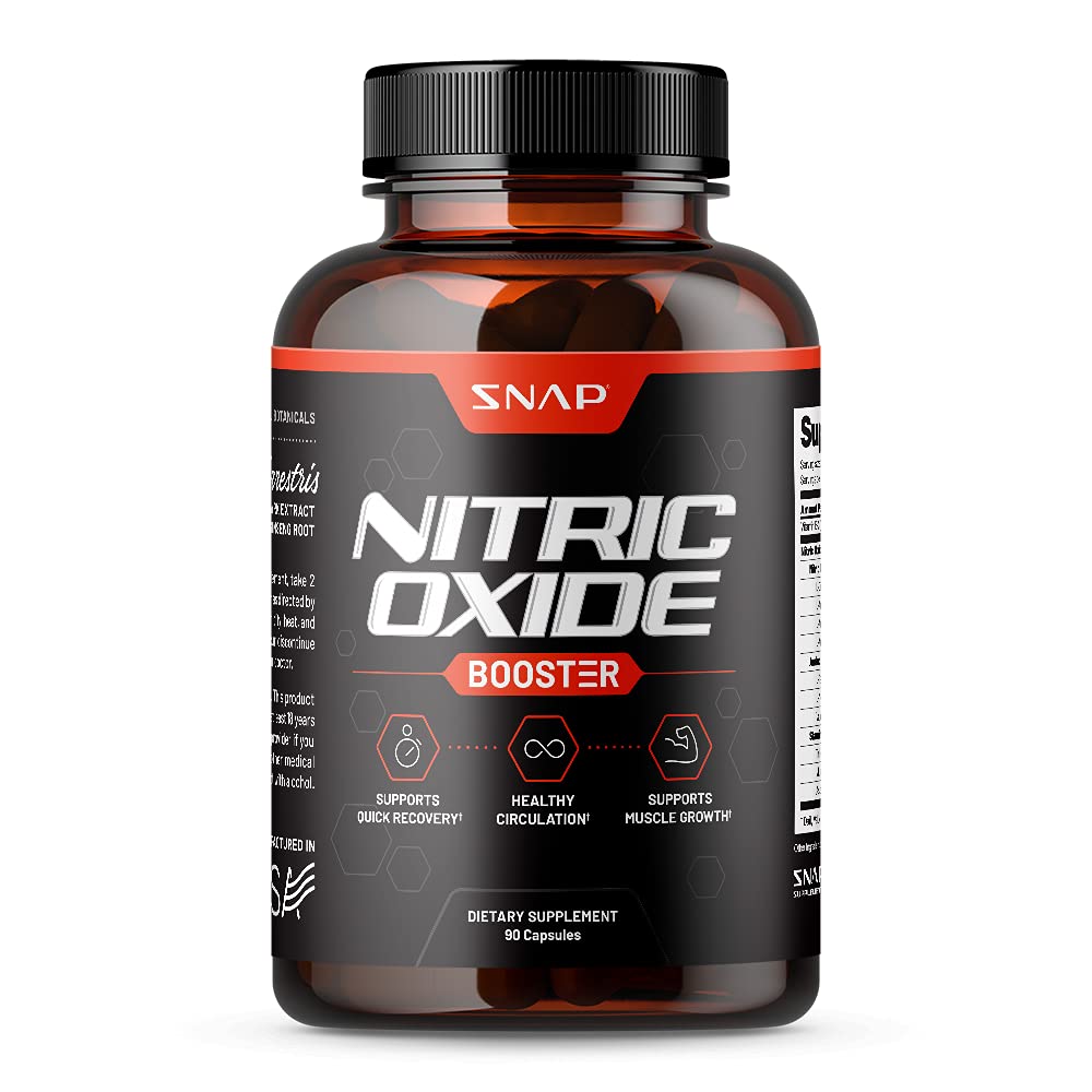 Snap Supplements Nitric Oxide Booster, Nitric Oxide Supplement for Blood Circulation Snap Supplements uk supplements