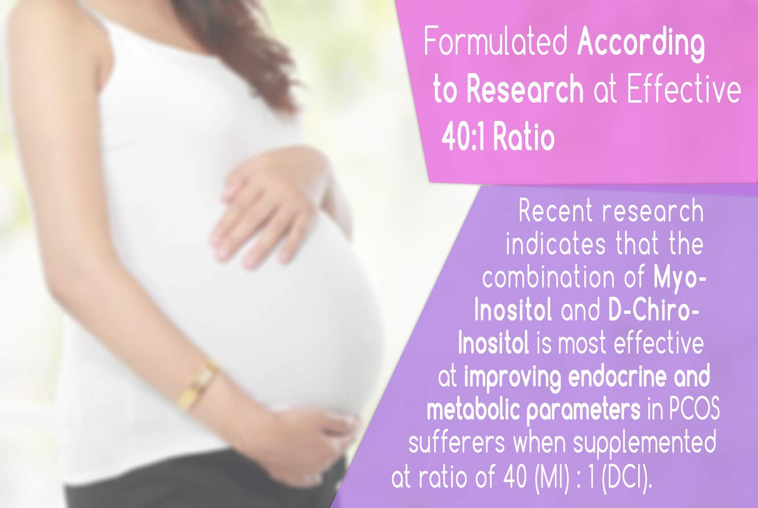 Myo & D Chiro Inositol Powder - Clinically Proven - PCOS Support - 6X More D Chiro Time Health uk supplements