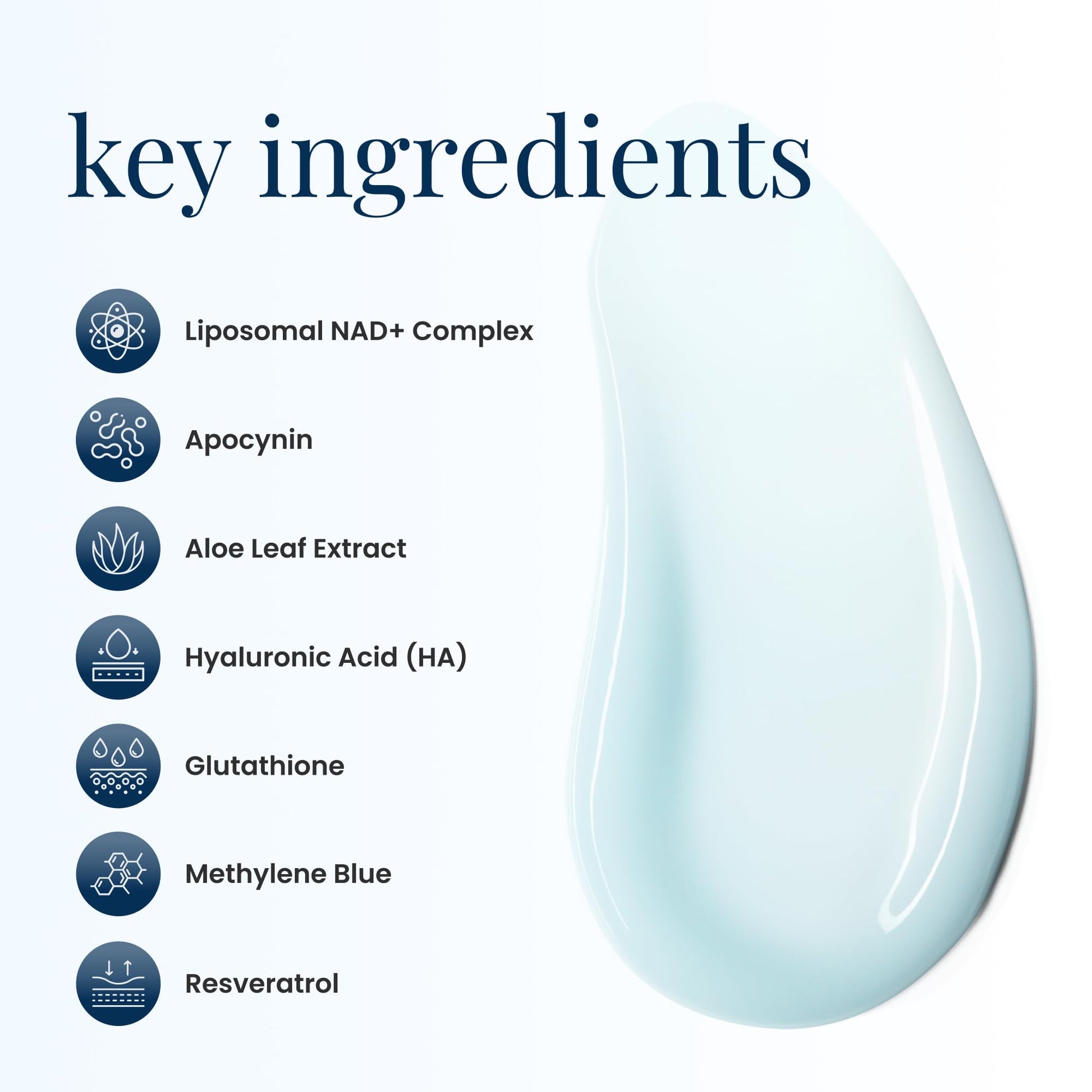 Renue Blue Methylene Blue Face Cream - Liposomal NAD+ Complex and Nutrients for Skin Rejuvenation, Deep Hydration, and Anti-Aging Support Renue By Science uk supplements