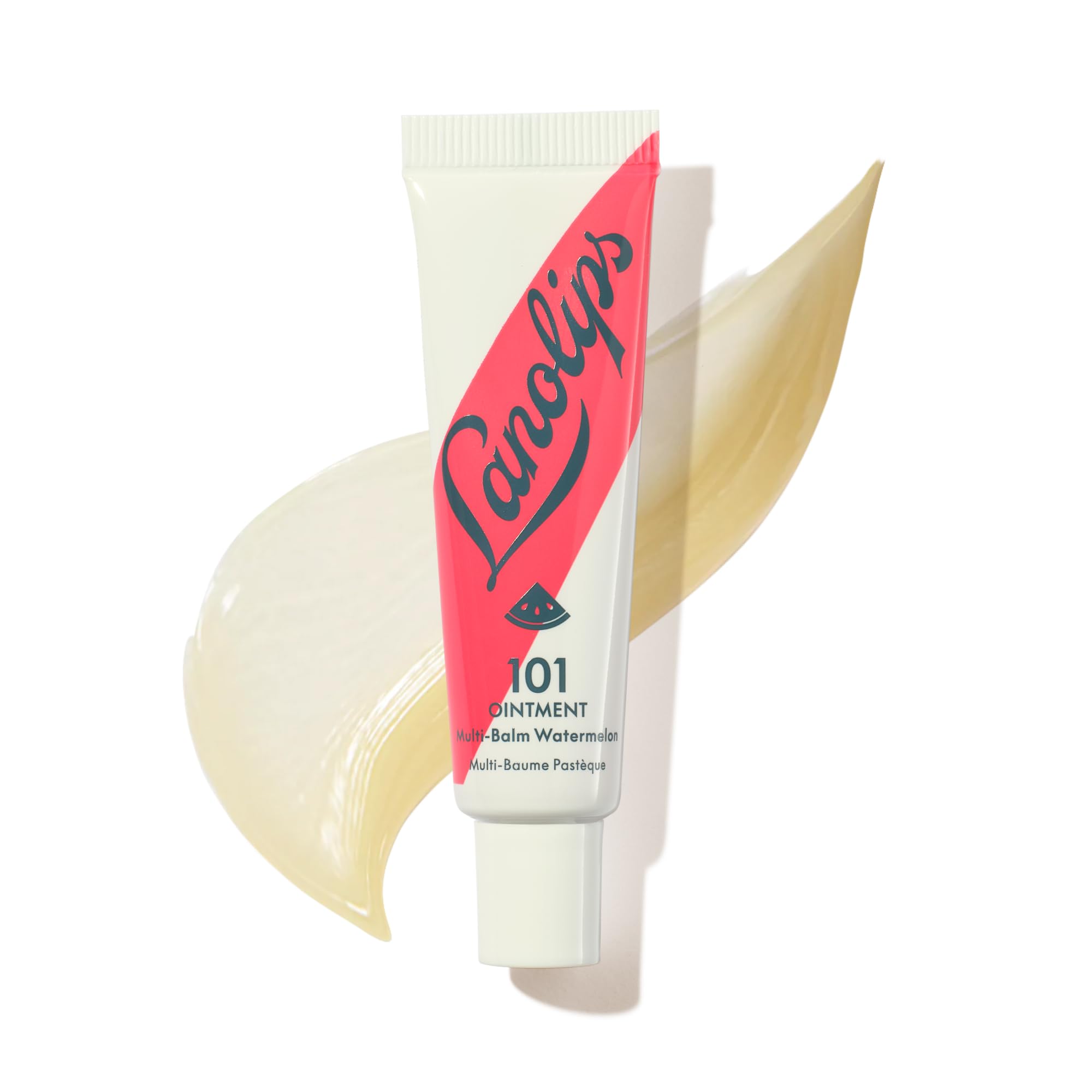 Lanolin 101 Multipurpose Ointment - Lanolin Lip Balm & Healing Ointment for Skin Barrier Repair - Moisturizer for Dry Lips, Cuticles & Elbows - No Petroleum Formula - Watermelon (0.35 oz) Lanolips uk supplements
