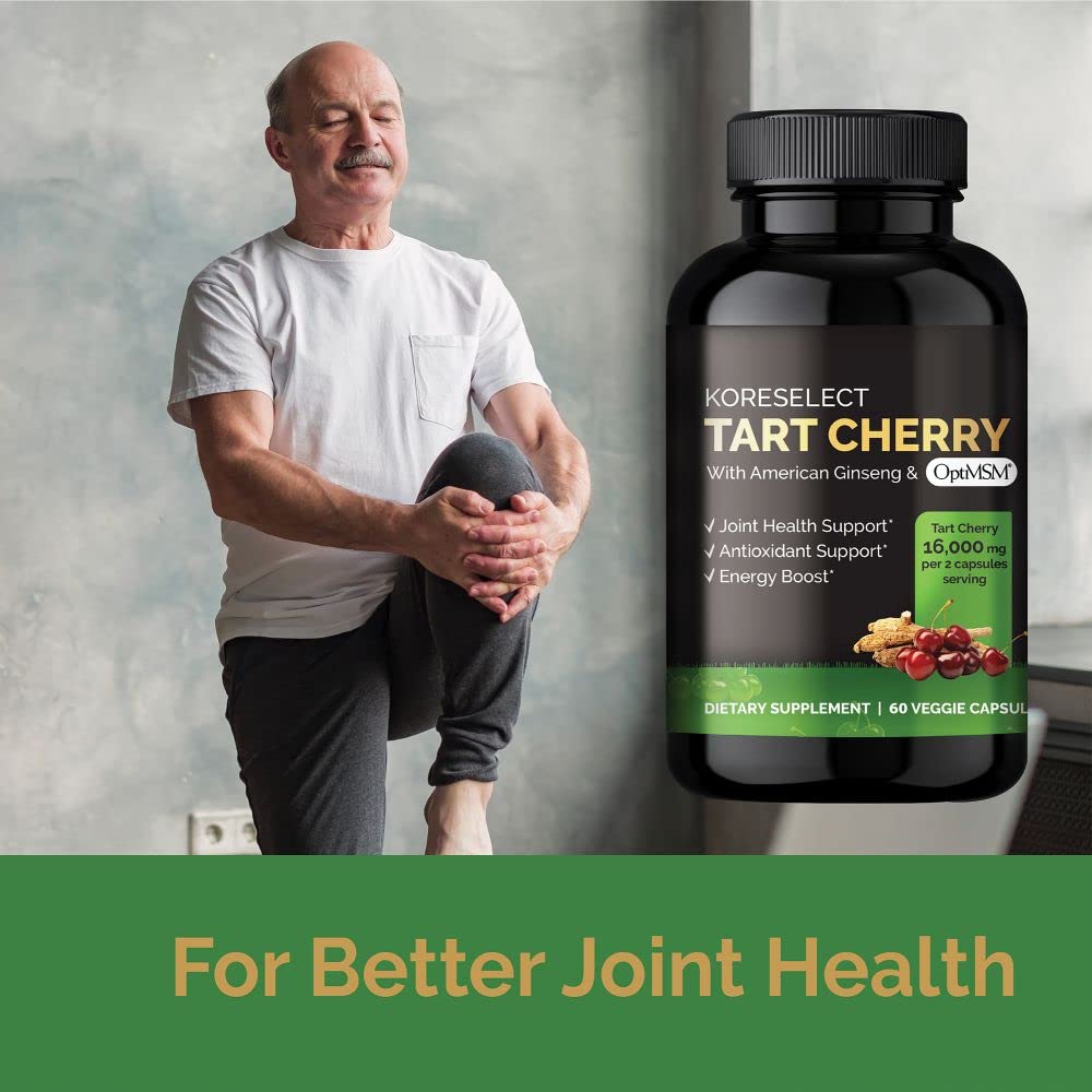 KORESELECT Beet Root & Tart Cherry Capsules 16,000mg Capsules Bundle for Nitric Oxide KORESELECT uk supplements
