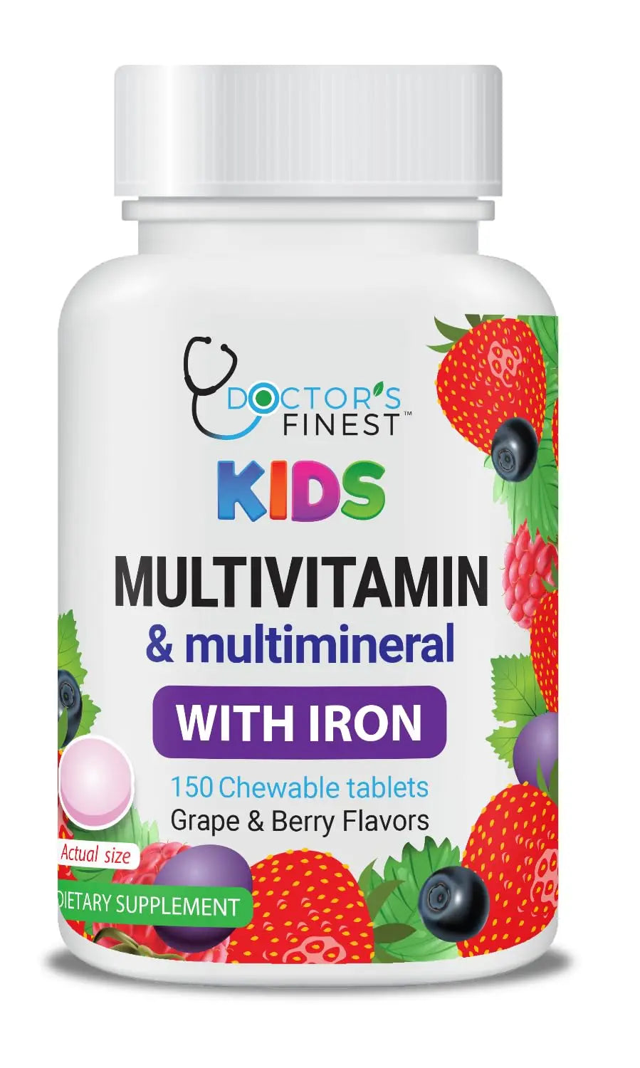 Lifeable Multivitamin & Multimineral with Iron Chewables for Kids – Vegetarian – Gluten Free Vegetarian – Great Tasting Doctors Orders uk supplements