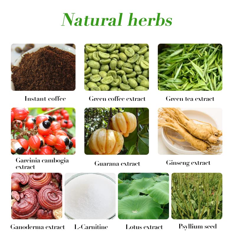 Natural Herbs Green Coffee with light Roast Vanilla flavor Heath Secret uk supplements