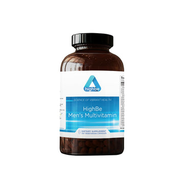 Highbe Men's Multivitamin, 120 Vegetarian Capsules, Daily Supplement with Vitamins and Minerals HighBe uk supplements