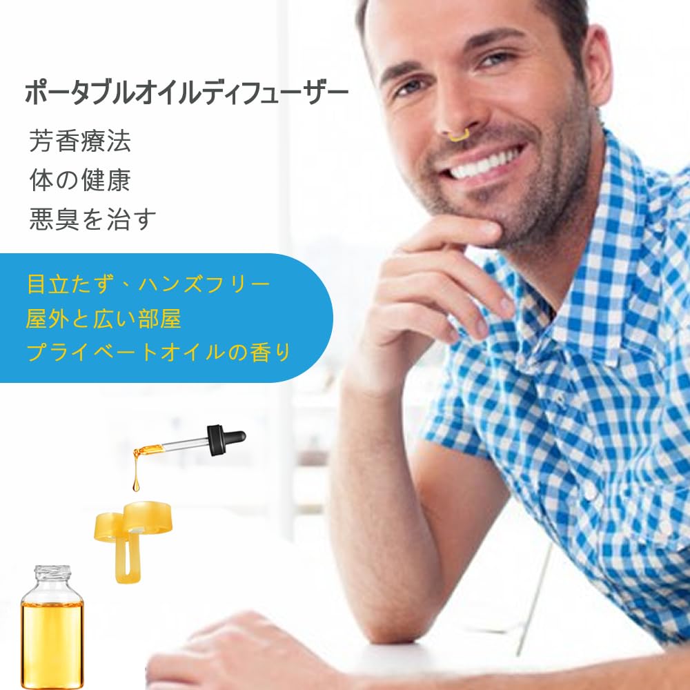WoodyKnows Nasal Oil Diffuser, New Model │ Invisible Personal Aromatherapy WoodyKnows uk supplements