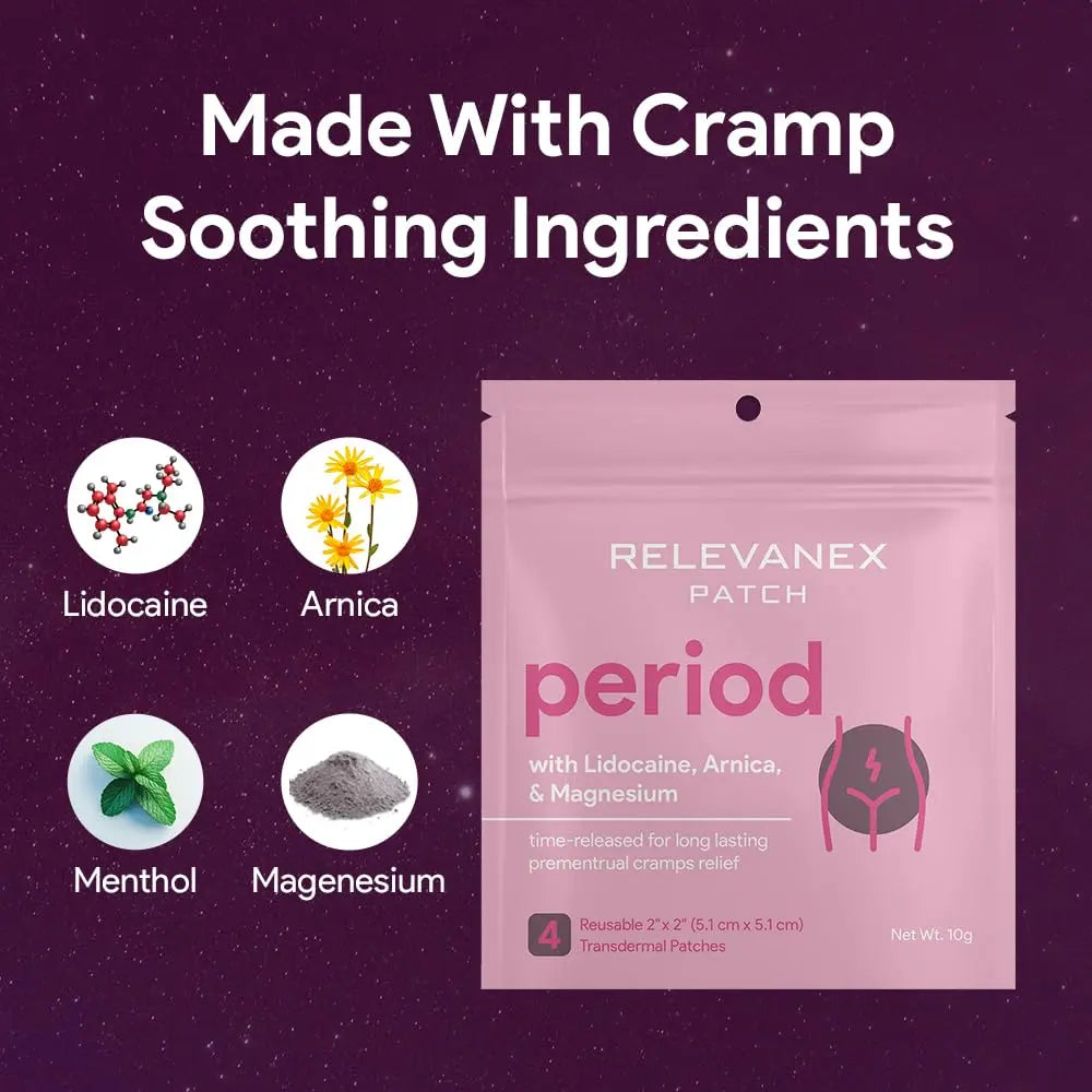 Relevenex Transdermal Patches for Women – Menstrual Cycle Comfort & Support – Gentle & Convenient – Designed for Everyday Ease Relevanex uk supplements