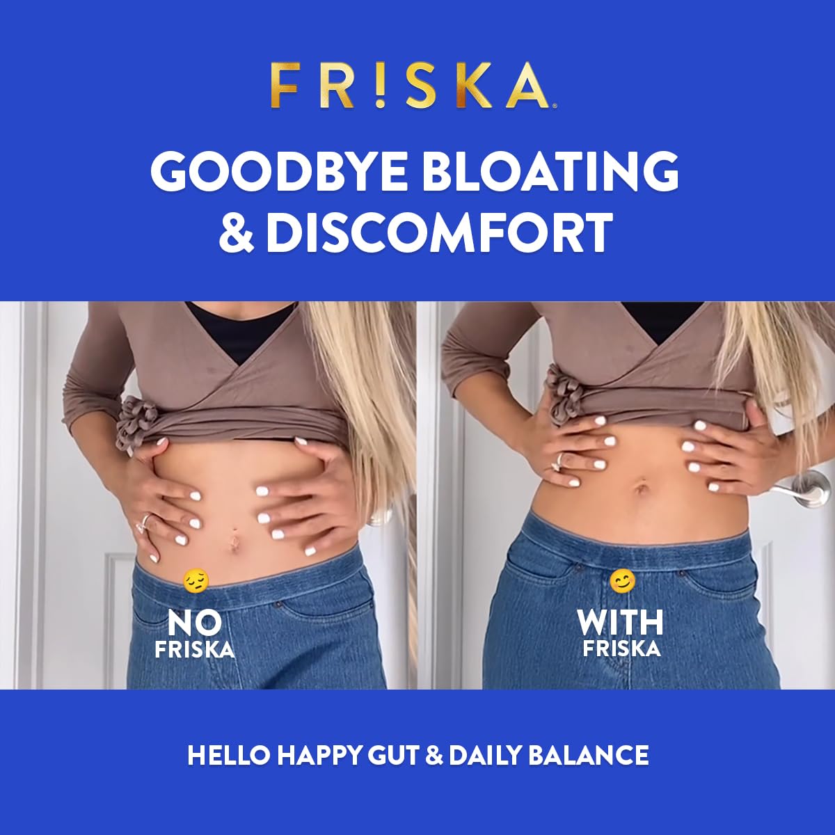 FRISKA Women’s Daily Digestive Enzyme and Probiotics Supplement, Advanced Natural Support for Female Digestive Health, Fights Bloating, Eases Digestion, Supports Nutrient Absorption, 30 Capsules FR!SKA uk supplements