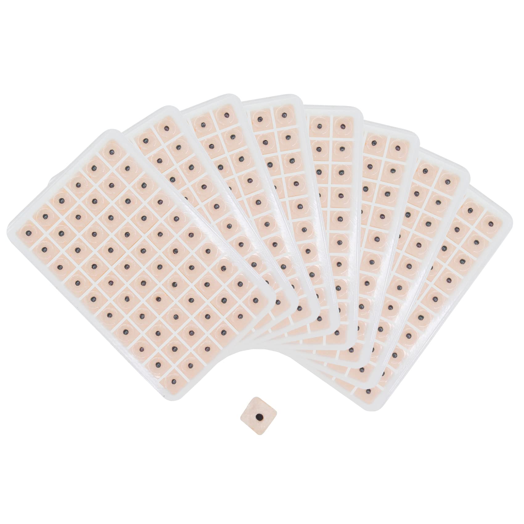 Ear Seeds Auricular Sticker kit,Acupuncture Kit Acupressure with Ears Seed 420 Pcs, Ear Chart, Tweezer Hedigon uk supplements