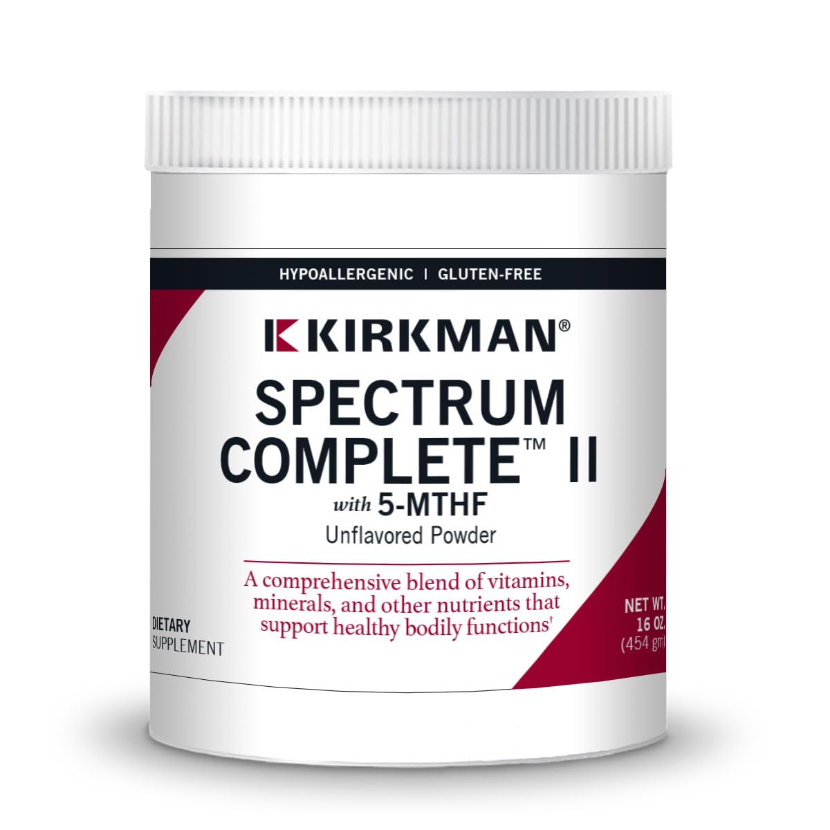 Kirkman Spectrum Complete II Powder - Hypoallergenic - 454 gm/16 oz Kirkman uk supplements