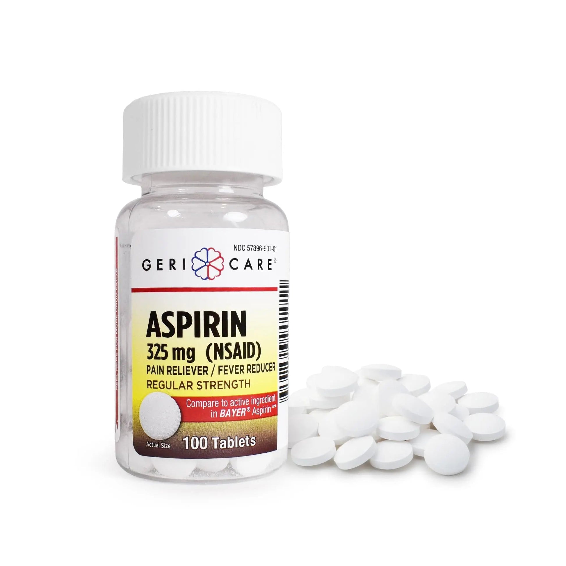 GeriCare Bottled Aspirin 325mg 100 Count Bottle (Pack of 1) GeriCare uk supplements