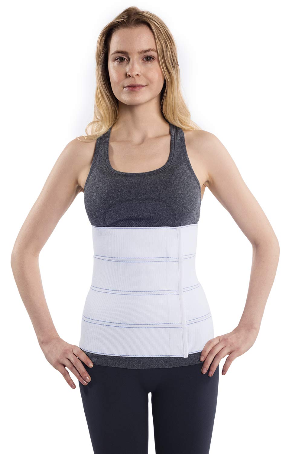 NYOrtho Abdominal Binder Lower Waist Support Belt - Compression Wrap for Men and Women NYOrtho uk supplements