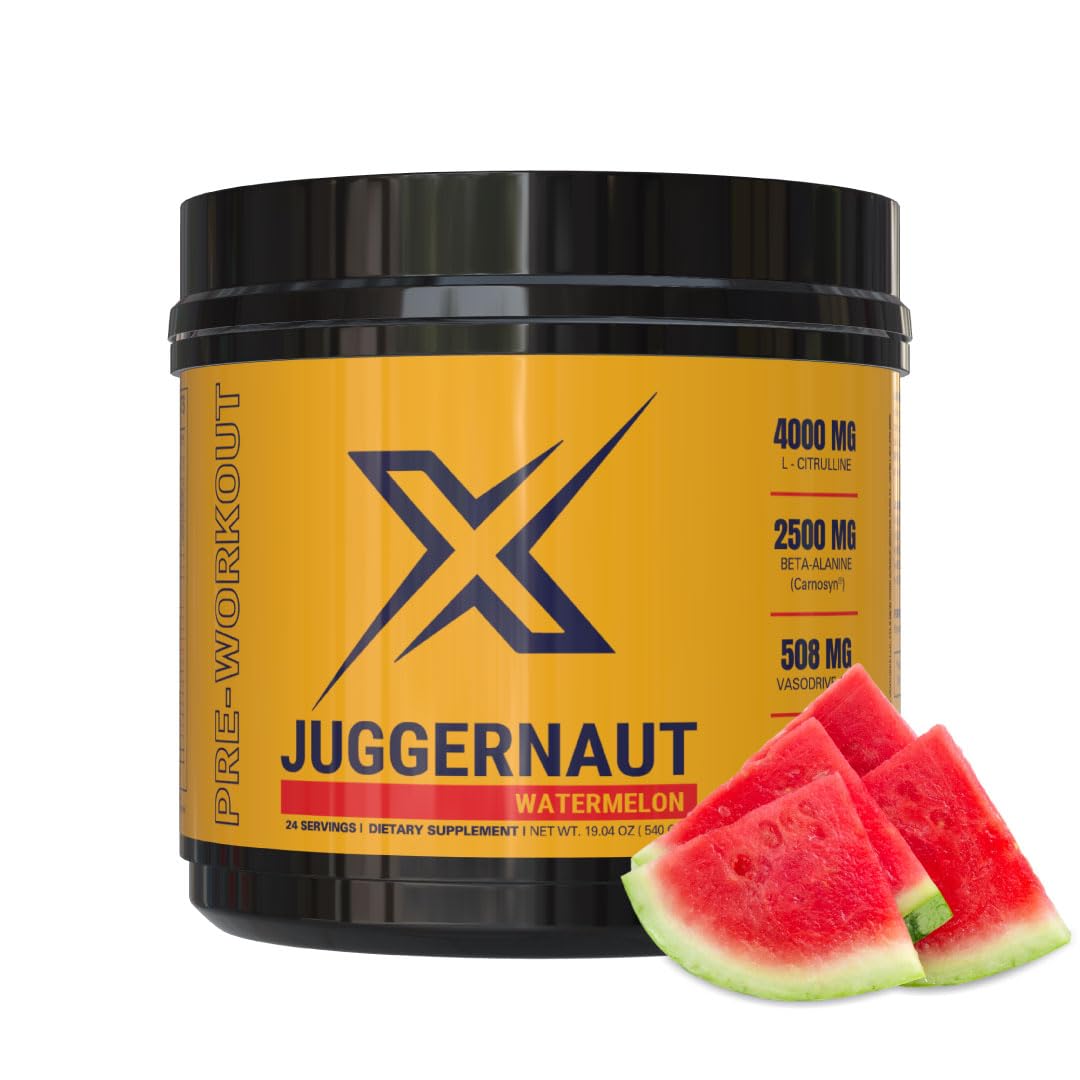 Juggernaut X Pre-Workout Supplement (Watermelon) - Boosts Strength, Endurance, Focus Infinite Labs uk supplements