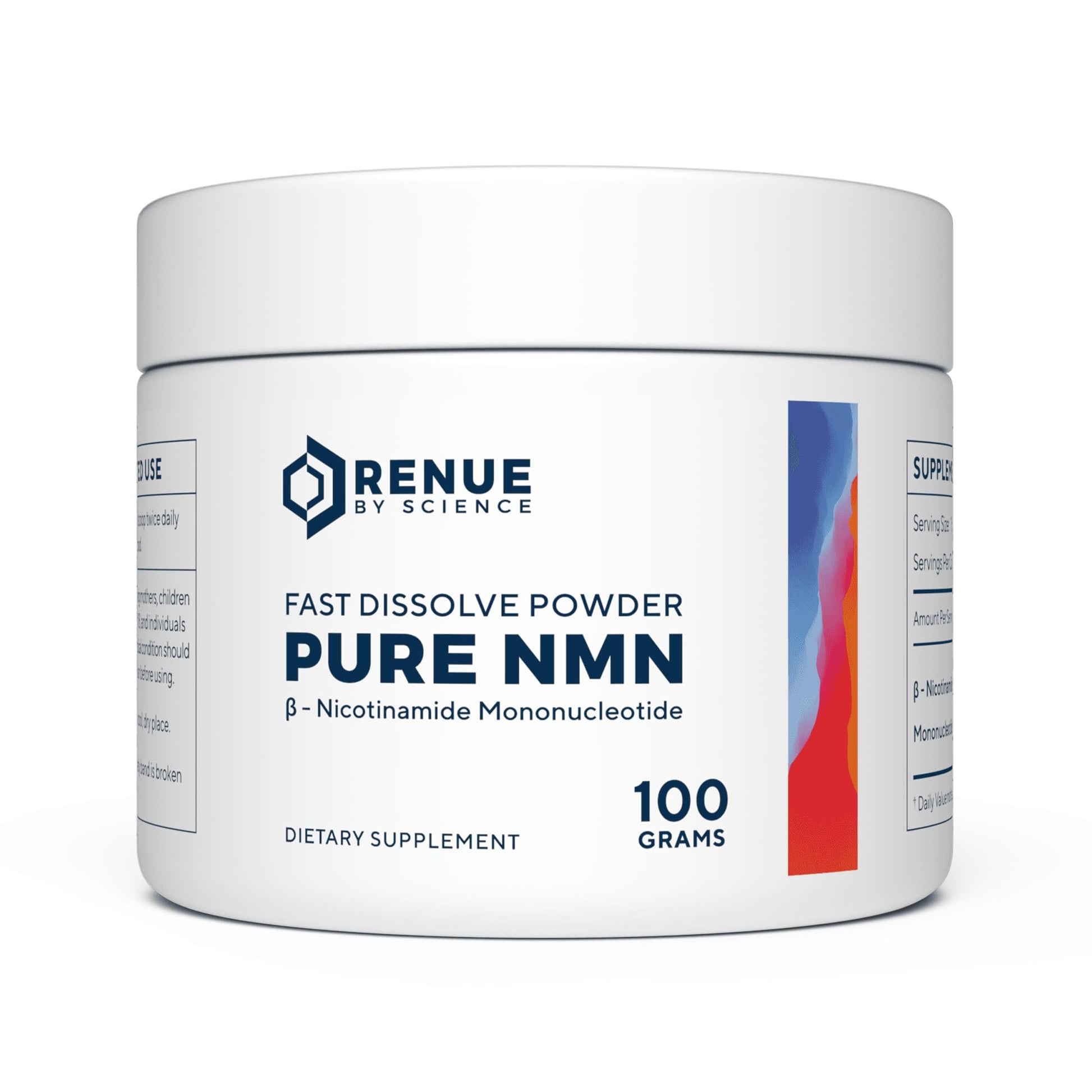 RENUE by Science NMN Powder | 100g Fast Dissolve Powder Supplement | 500mg Nicotinamide Mononucleotide per Serving | Manufactured in The USA Third-Party Tested Renue By Science uk supplements