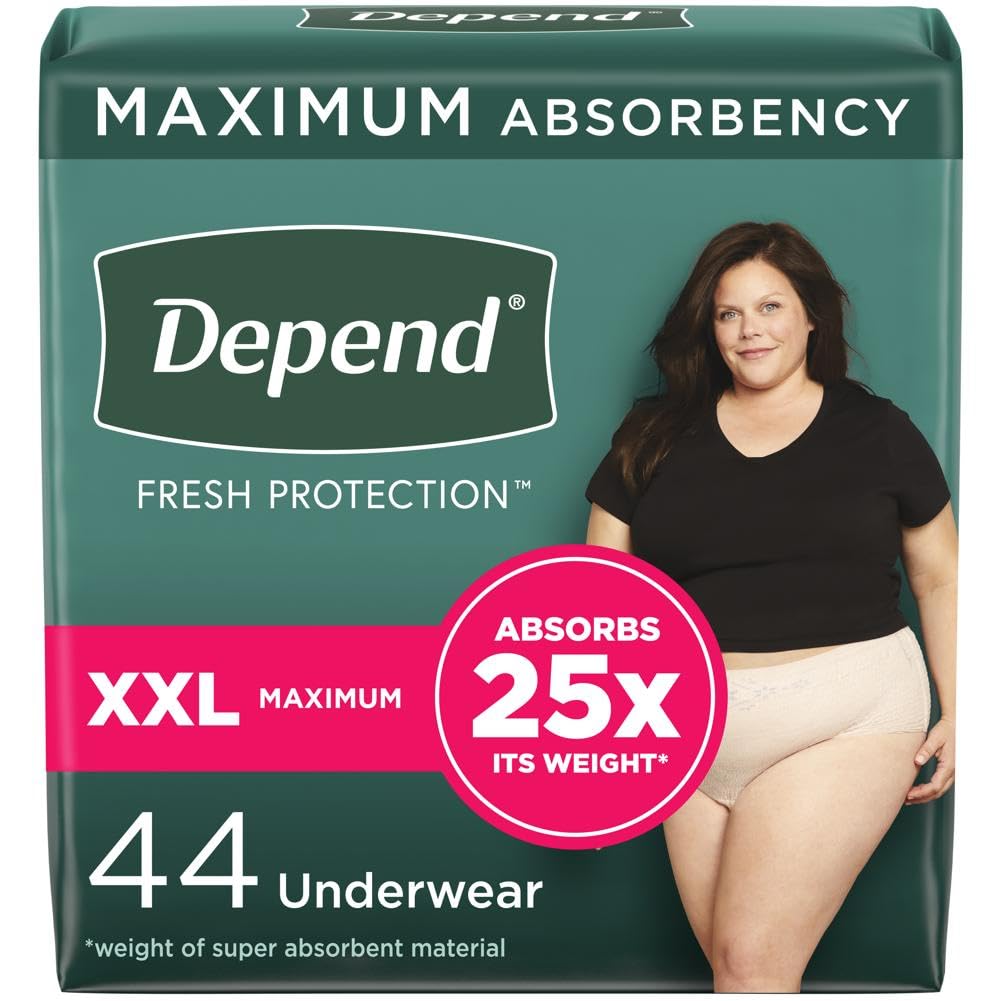 Depend Fresh Protection Adult Incontinence Underwear for Women Depend uk supplements