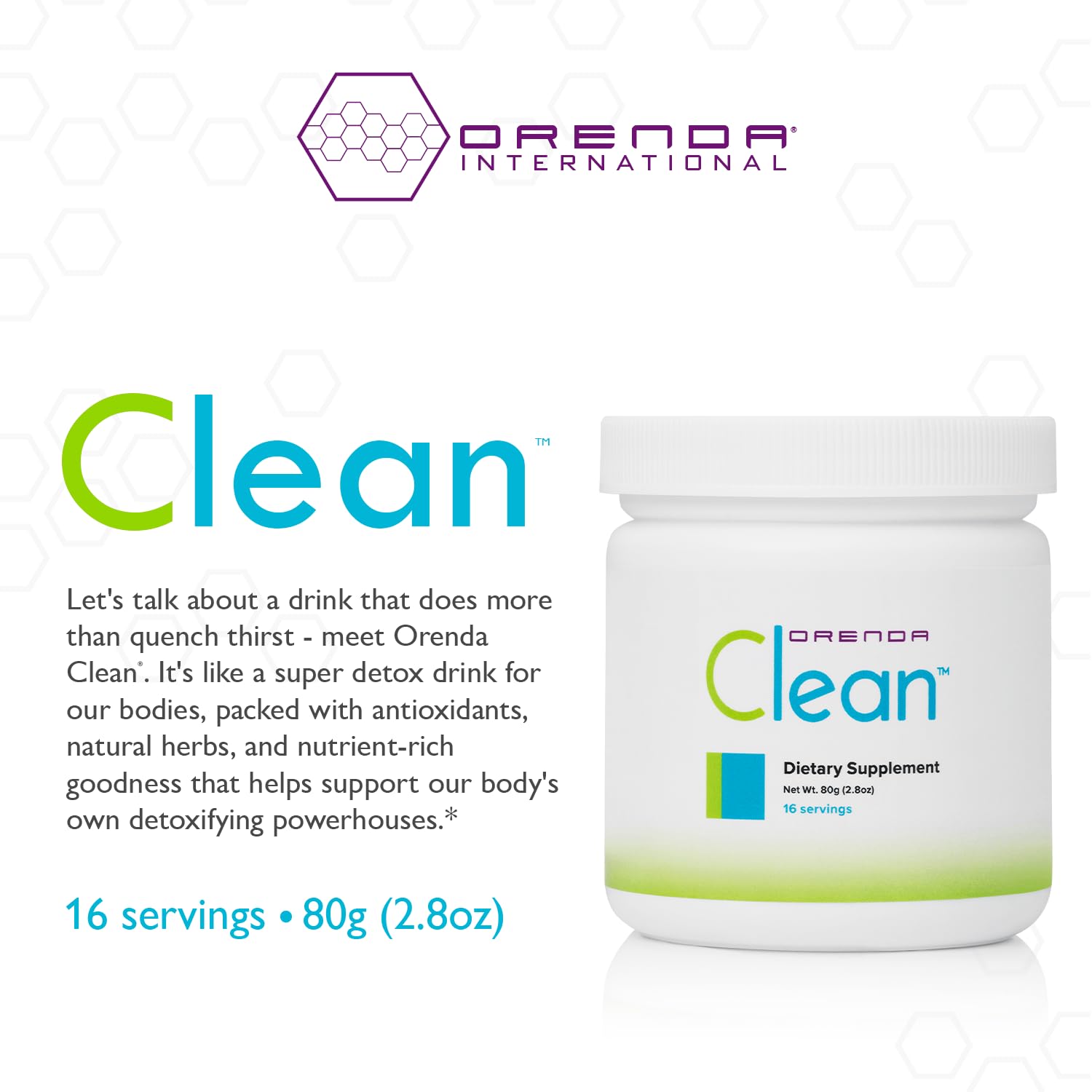 Orenda Clean - Peptizyme-SP EN, Aronia Berry, Aloe Vera and More for Digestive Support - Nutrient-Rich Supplement for Wellness - 80g, 16 Servings Orenda International uk supplements