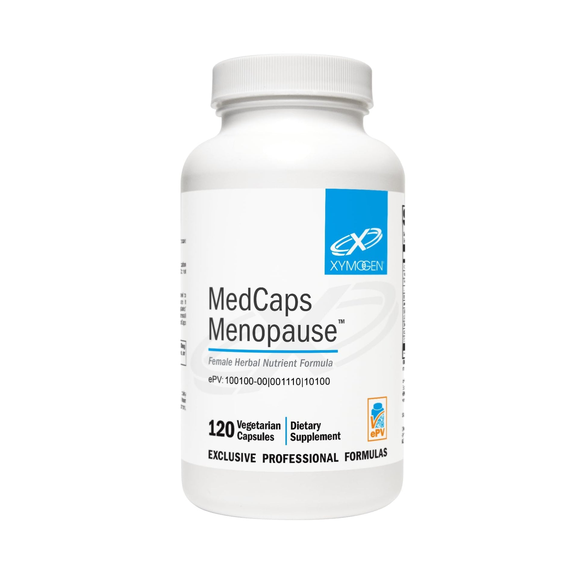 XYMOGEN Medcaps Menopause - Menopause Supplements for Women - Made with Dong Quai, Isoflavones, Ginseng Extract, Licorice Root + Black Cohosh - Gluten Free (120 Capsules) XYMOGEN uk supplements