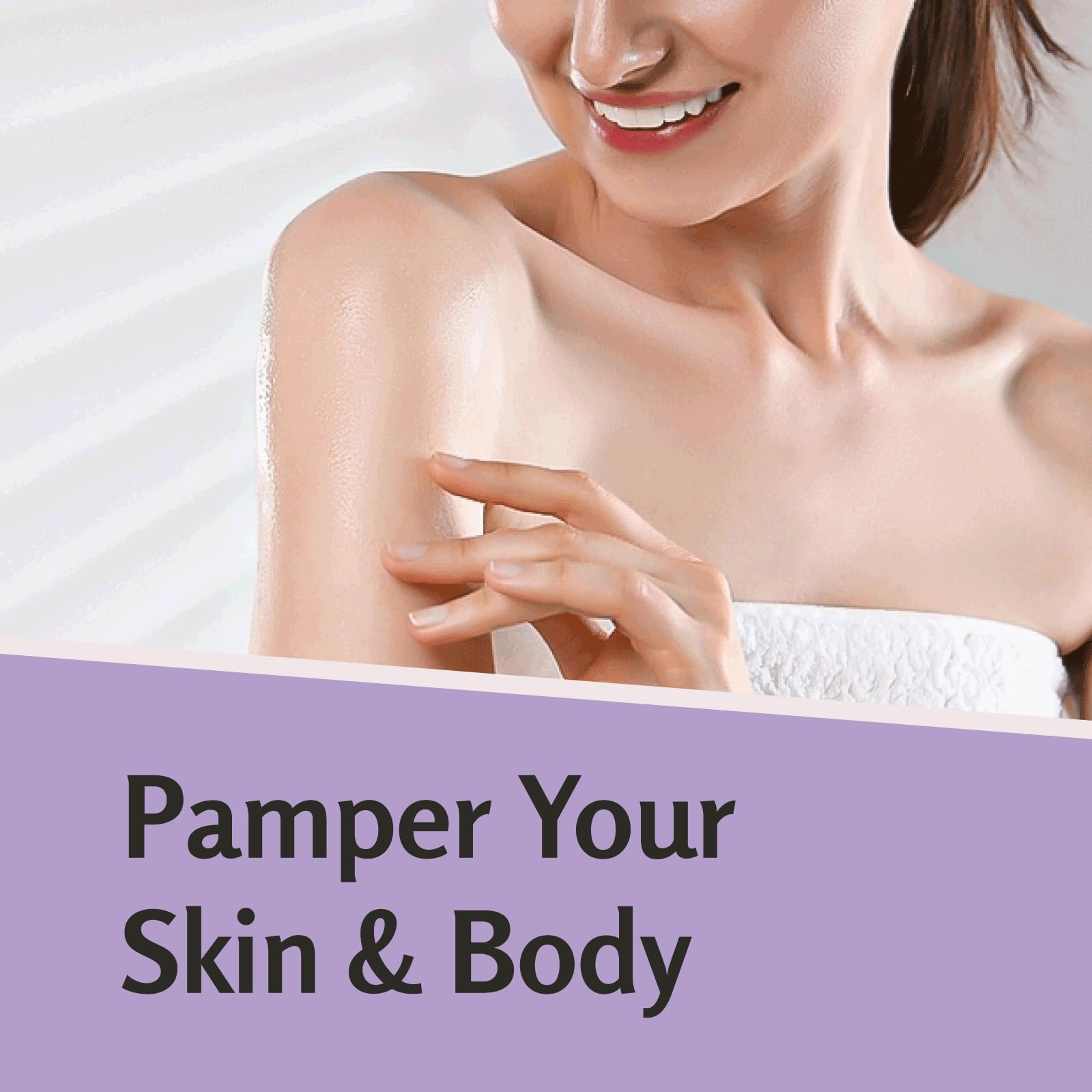 Lavender Massage Oil with Collagen and Stem Cells - Skin Tightening Massage Oil for Mass M3 Naturals uk supplements