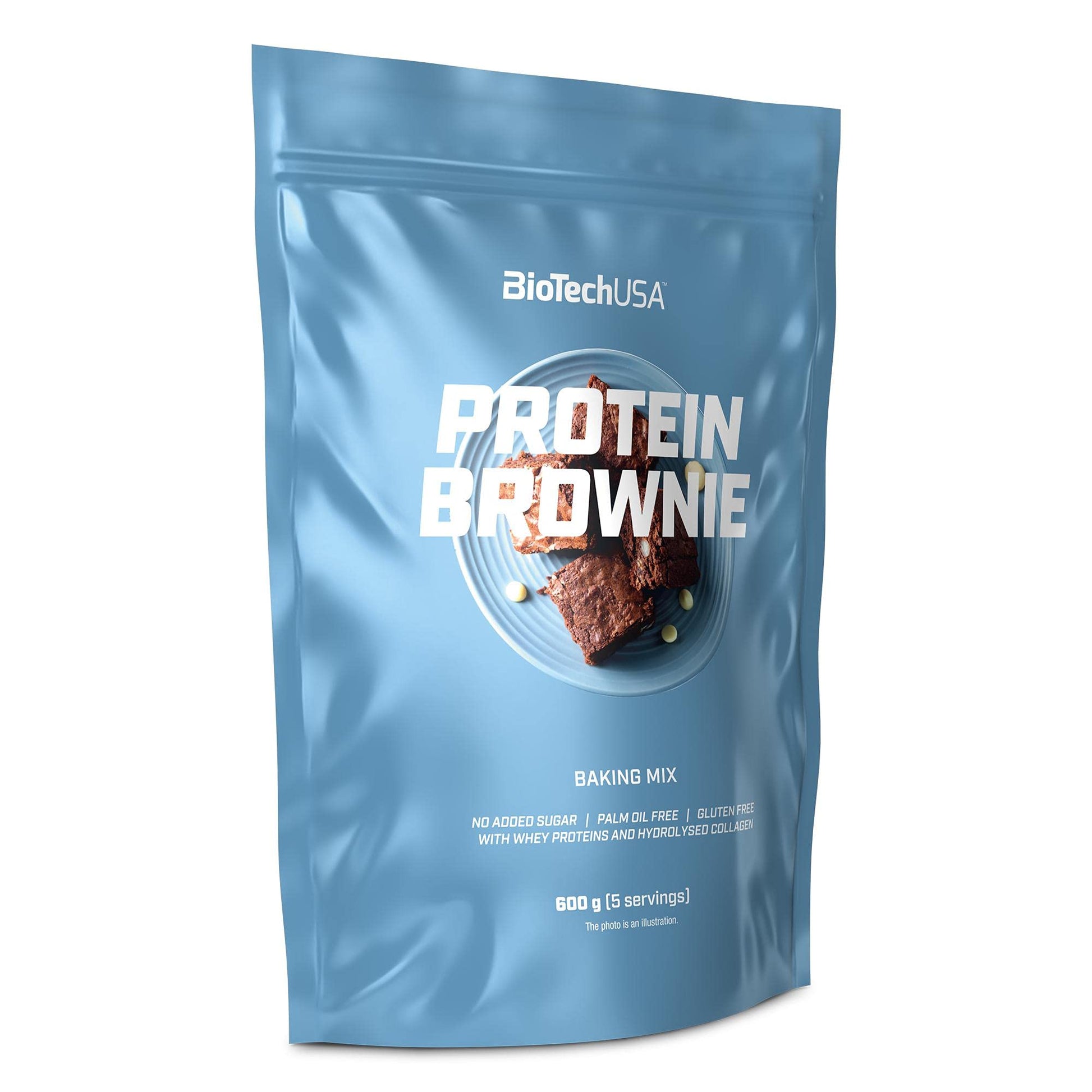 BioTechUSA Protein Brownie, Baking Mix with Collagen, whey proteins and sweeteners. 600 g, Chocolate BioTechUSA uk supplements
