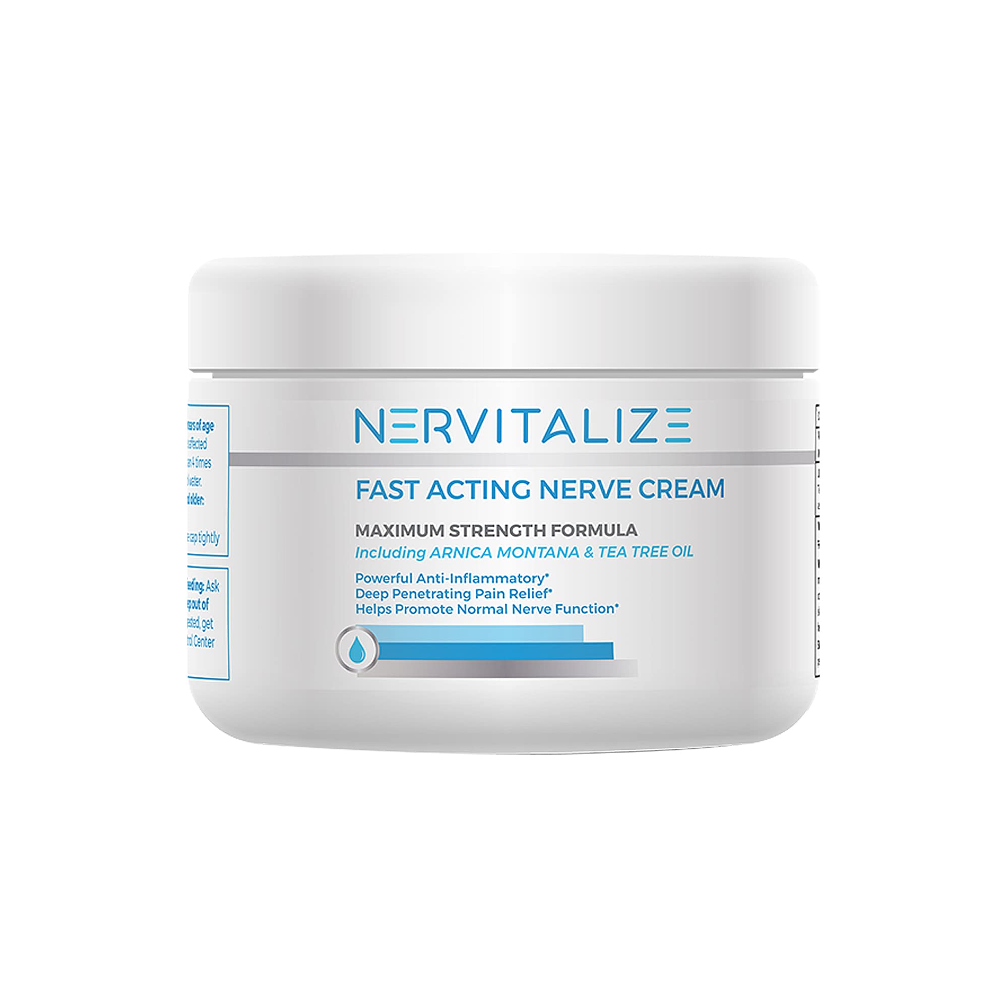 Nervitalize Fast Acting Nerve Pain Relief Cream Maximum Strength Formula - 3 fl oz - Helps Provide Neuro Pain Relief and Deep Nerve Nourishment to Support Normal Nerve Function - Made in The USA Nervitalize uk supplements