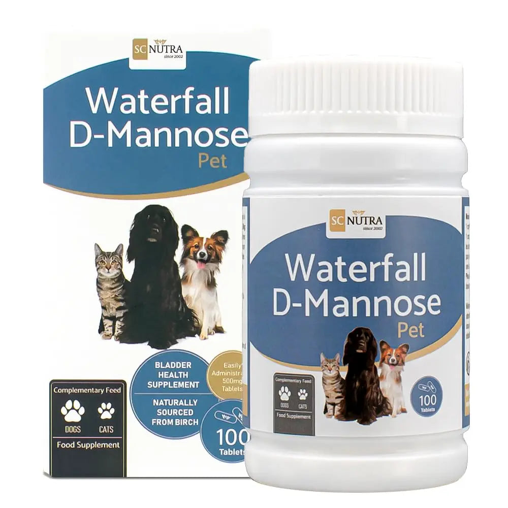D-Mannose Pet Tablets for Cats & Dogs by SC Nutra sc nutra uk supplements