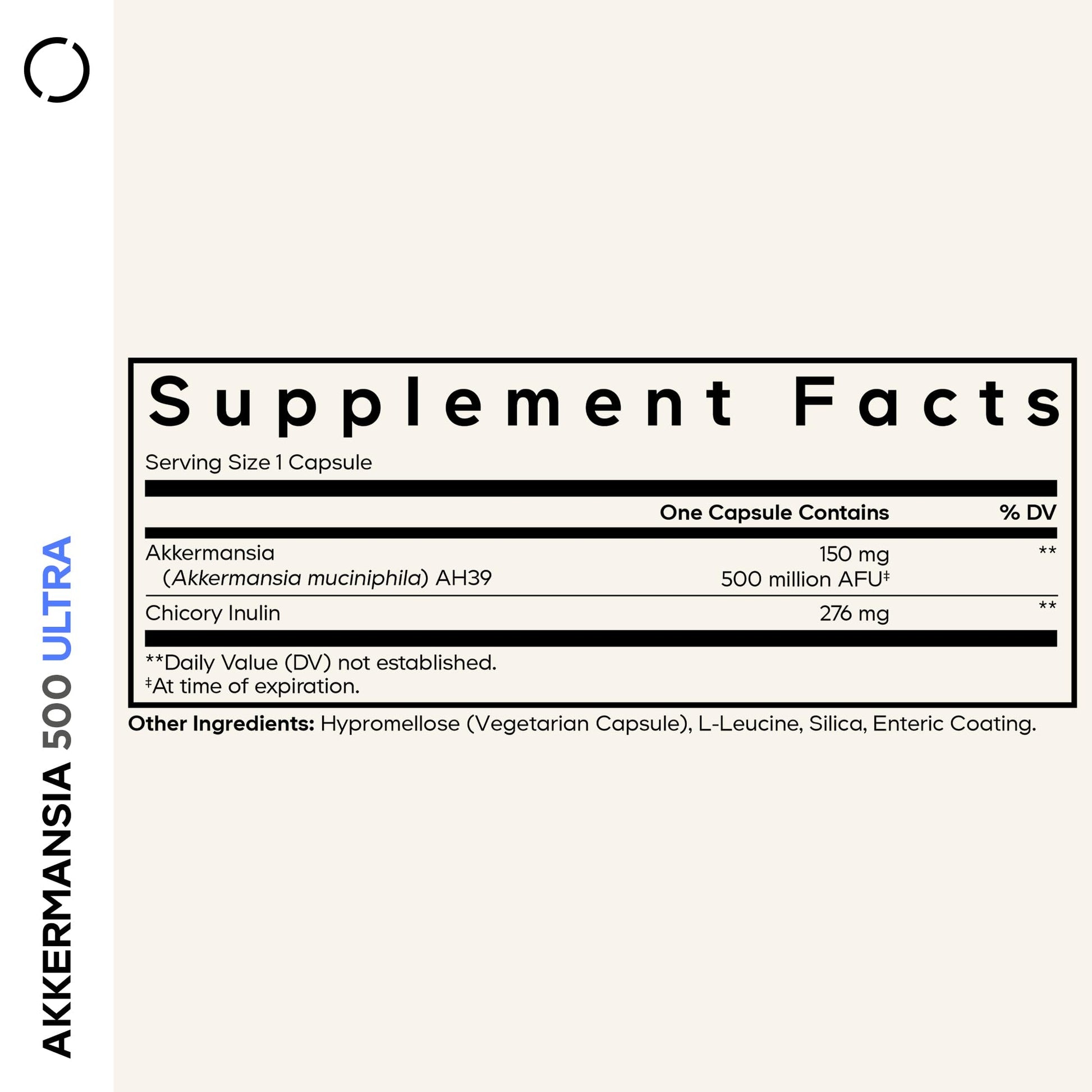Codeage Akkermansia Muciniphila Probiotic Ultra - High-Potency 500M AFUs Akkermansia Probiotic Supplement - Enhanced Daily Probiotic & Prebiotic, Chicory Inulin - 3-Month Supply - 90 Capsules Codeage uk supplements