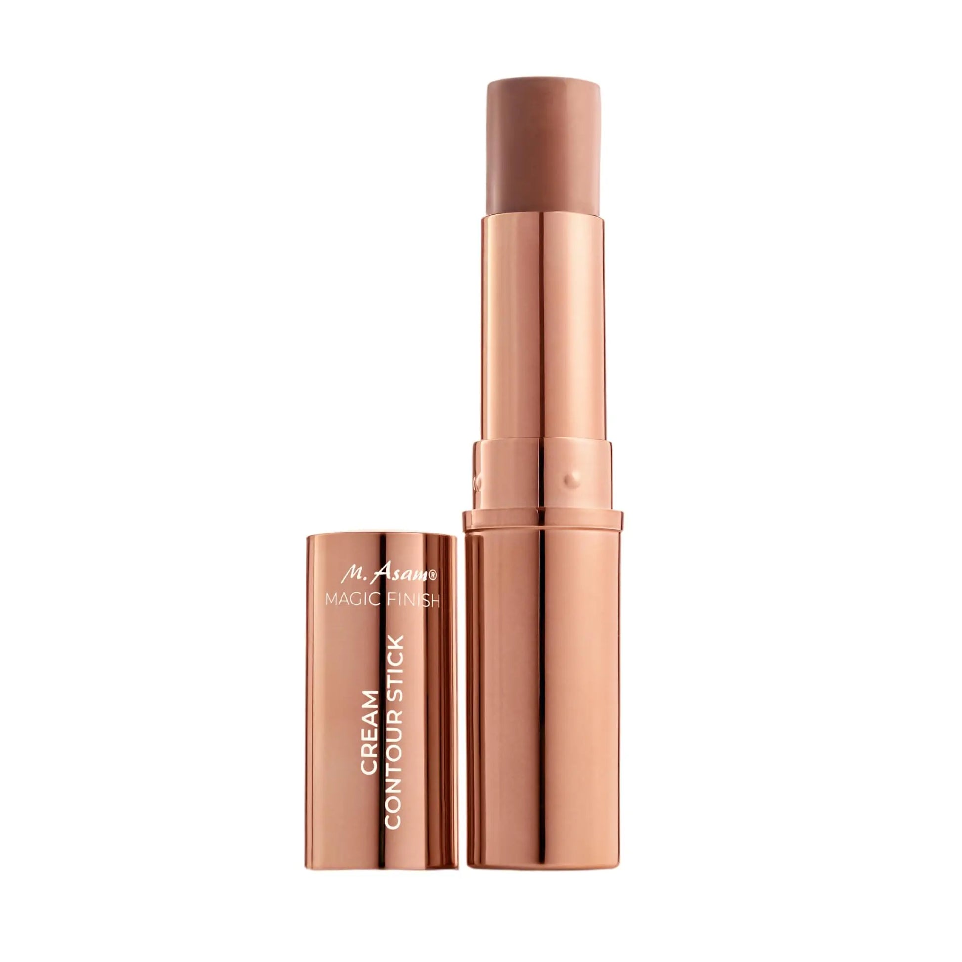 M. Asam MAGIC FINISH Cream Contour Stick medium-dark (0.28 Oz)- creamy contour stick for a defined face shape, creates optical shadows, bronzer stick with moisturizing hyaluronic acid, vegan M. Asam uk supplements