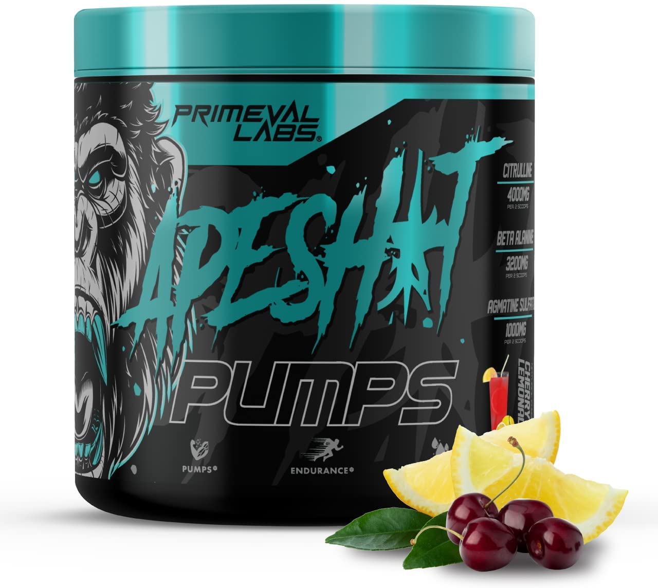 Primeval Labs Ape Pumps Natural Pre Workout Powder | Caffeine Free Preworkout Primeval Labs uk supplements