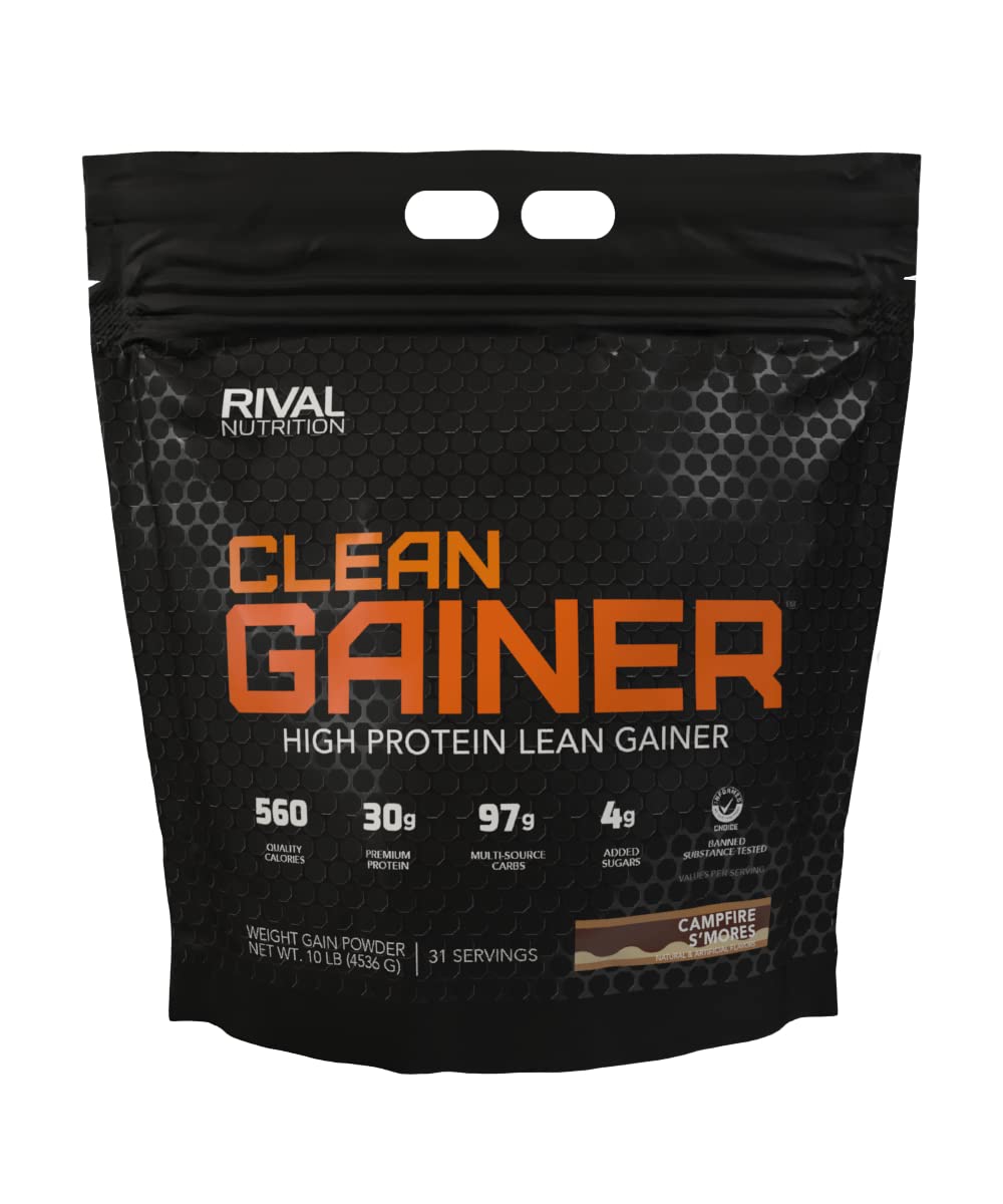 Rivalus Clean Gainer, S'Mores, 10 Pound Rivalus uk supplements