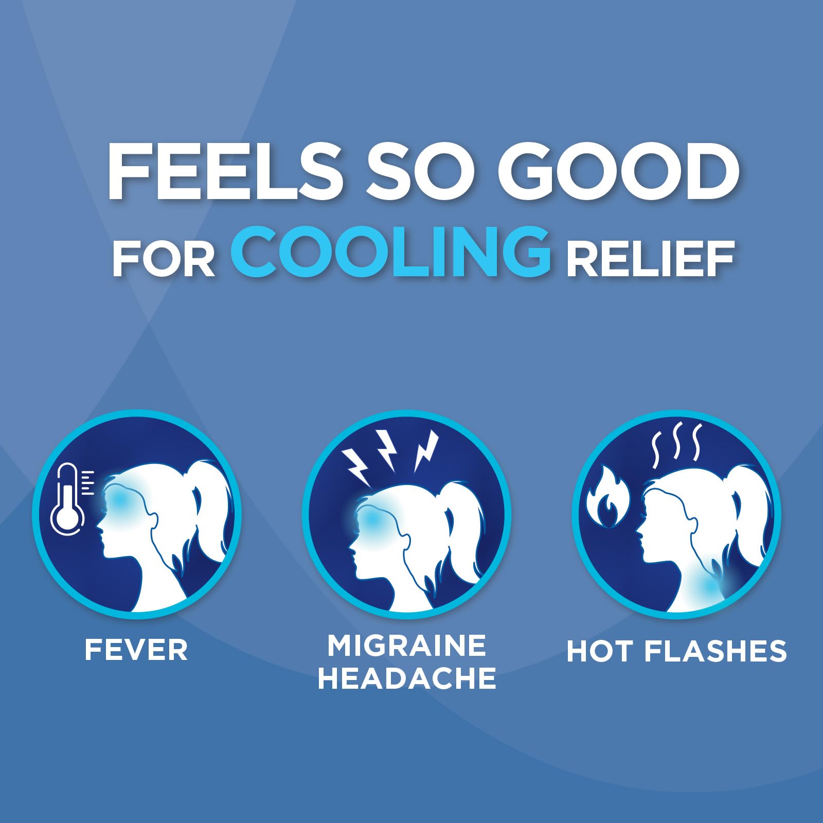 HealthWise Instant Cool Gel Patches | Migraine & Fever Relief | 12-Count | 4.75” x 2” | Soothing Menthol Vapors | Non-Medicated Formula HealthWise uk supplements