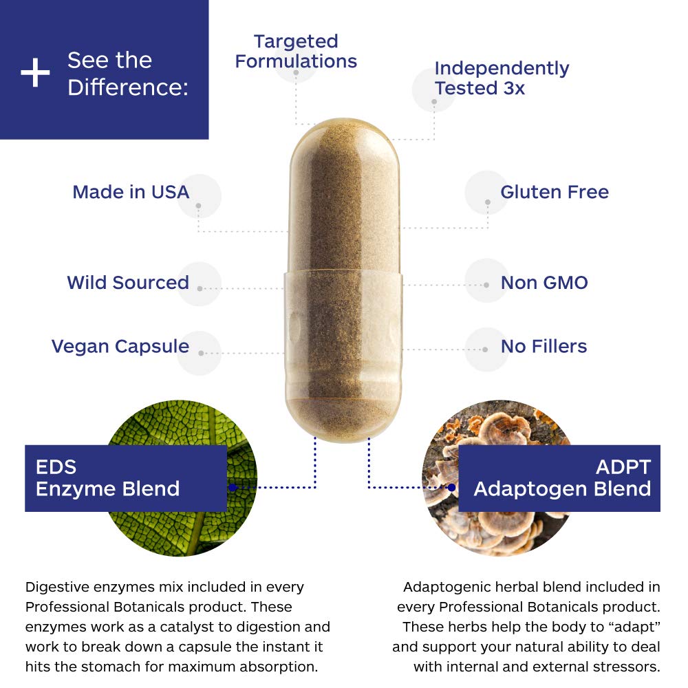 Professional Botanicals - Vegan Formulated Co-Resists - Synergistic Blend of Herbs and Powerful Nutrients that Supports the Immune System - 90 Vegetarian Capsules Professional Botanicals uk supplements