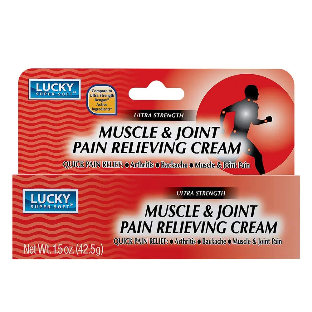 Lucky Super Soft Muscle & Joint Pain Relieving Cream, 1.5 Ounce Lucky Super Soft uk supplements