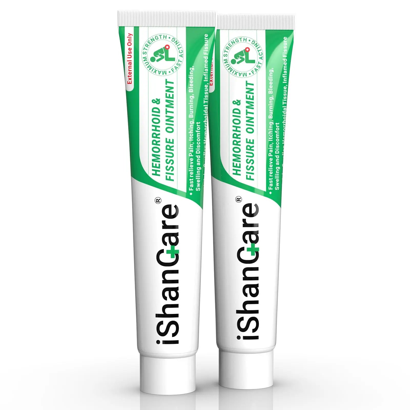 ishancare Hemorrhoid Cream, Hemorrhoid & Fissure Treatment Ointment Extra Strength, Relief Anal Pain, Itching, Bleeding, Swelling, Discomfort, Natural Herbs Fast Acting Ingredients, Contains Vitamin E ishancare uk supplements