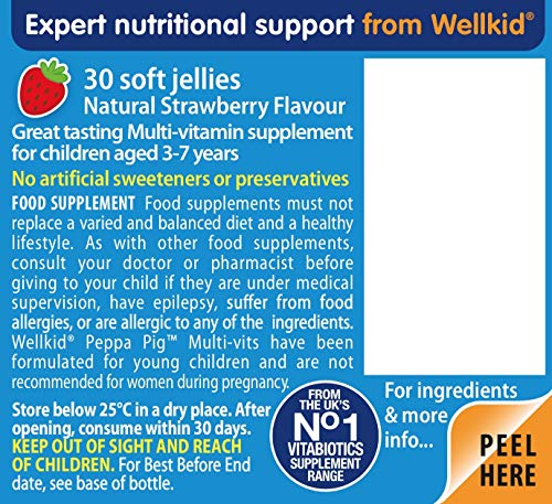 Wellkid Peppa Pig Chewable Gummy Vitamins by Vitabiotics - UK's No. 1 Vitamin Company Wellkid uk supplements