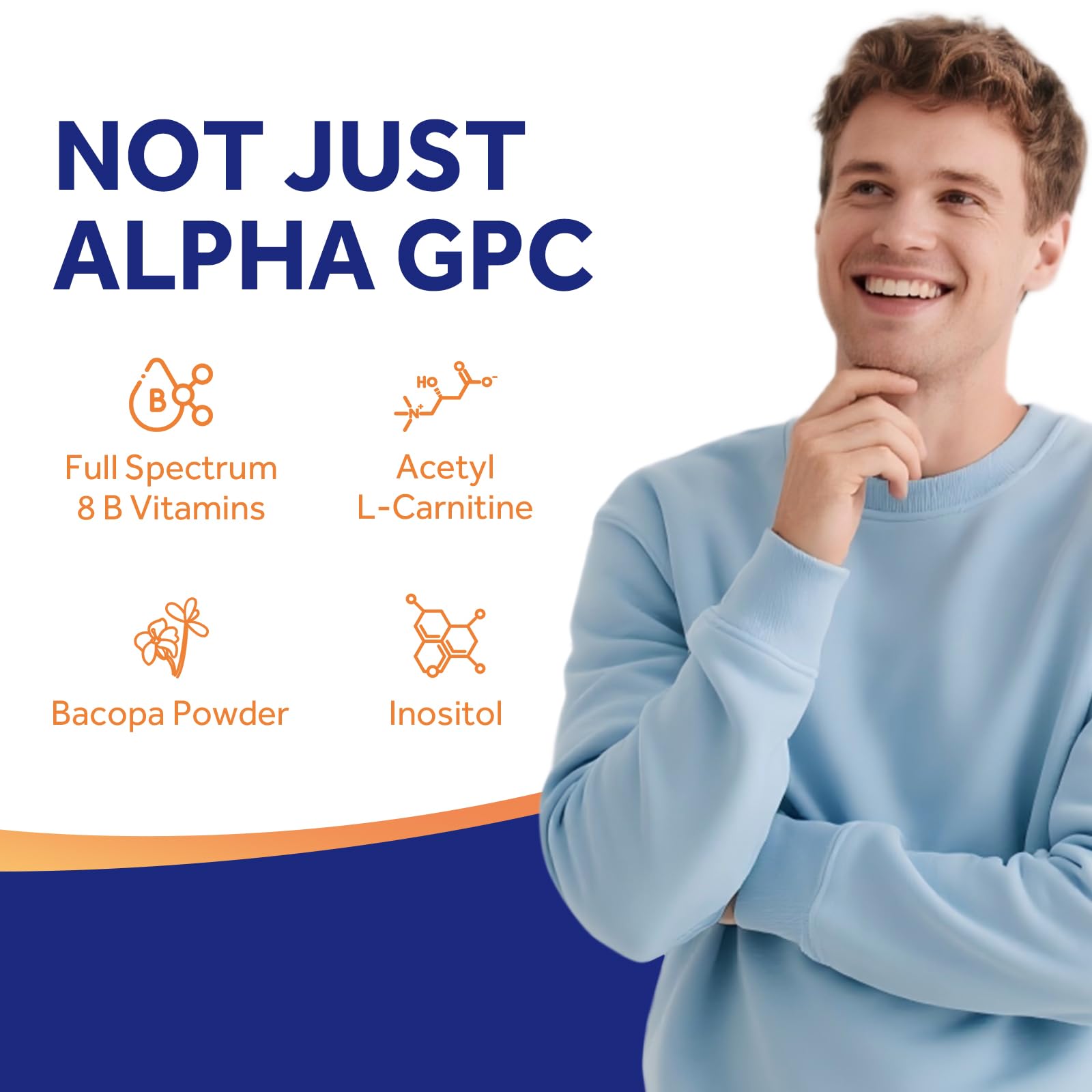 Doctor's Recipes Alpha GPC 300 mg Supplement, with 8 B Vitamins, Inositol, Acetyl L-Carnitine, Highly Bioavailable Source of Choline, 12-in-1 Cognitive Support for Women & Men, 60 Veggie Capsules Doctor's Recipes uk supplements