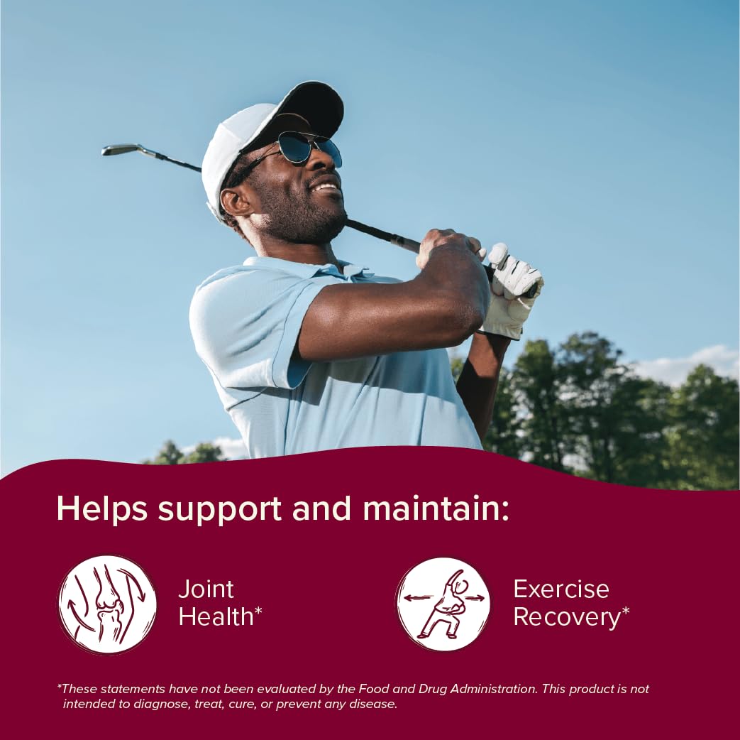 Sur Joint Support FruiteX-B Tart Cherry Capsules - Vegan Fast-Acting Relief for Better Joint Comfort and Mobility - Whole Tart Cherry and Calcium Fructoborate, Muscle Recovery (120 Capsules) Sur uk supplements