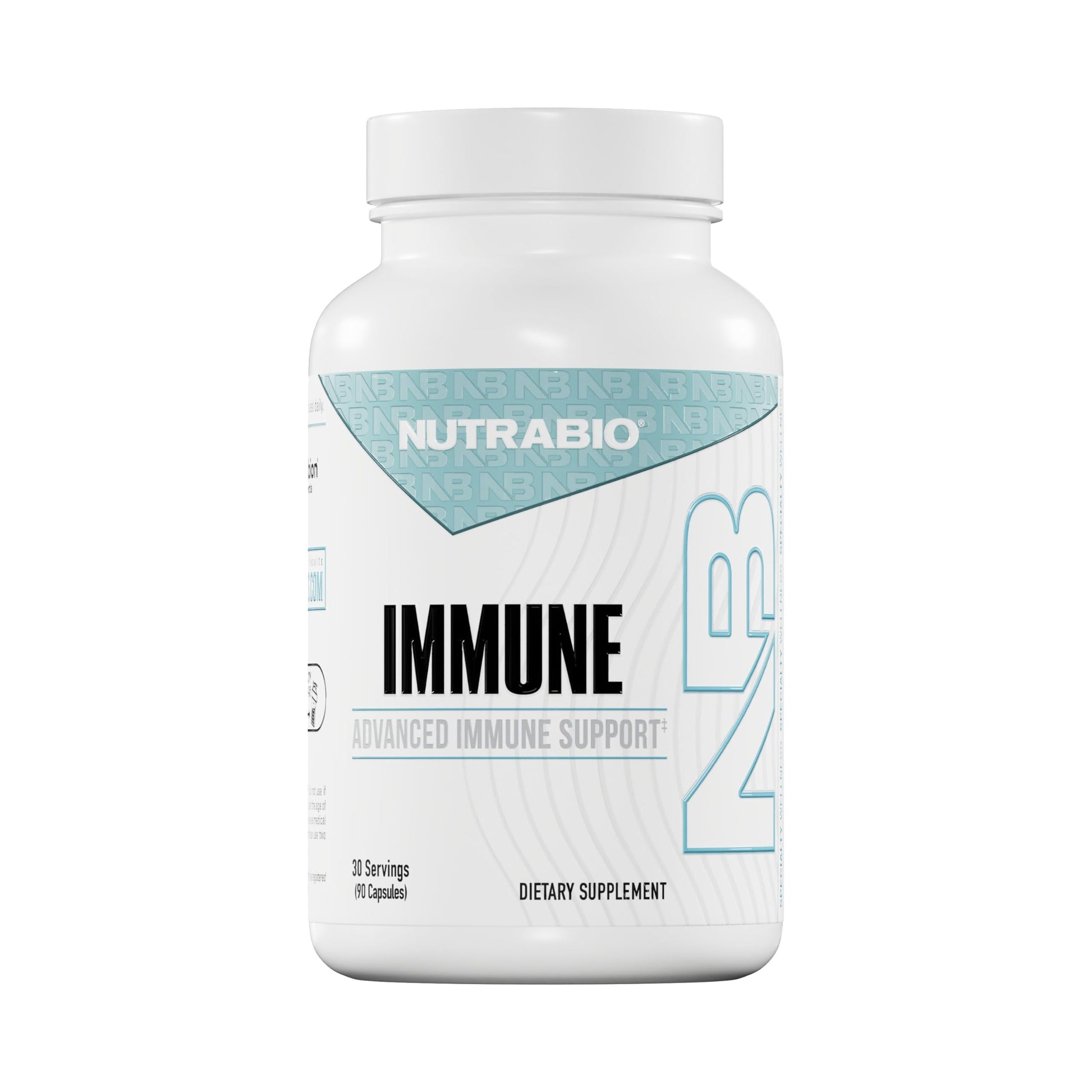 NutraBio Immune Support Supplement with EpiCor - 90 Vegetable Capsules NutraBio uk supplements
