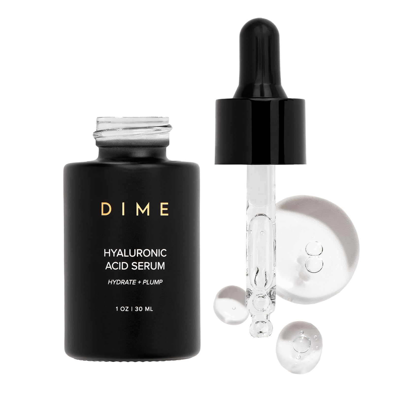 DIME Beauty Hyaluronic Acid Serum, Ultra Hydrating Face Serum with Pure Hyaluronic Acid, 1 oz / 30 ml DIME uk supplements