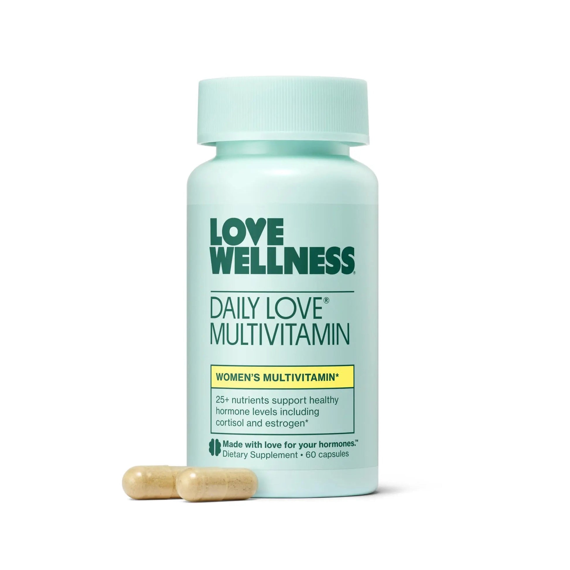 Love Wellness Daily Love Multivitamin for Women | Supports Energy, Cortisol, Immune Health, Stress Relief, & PMS | Complete with Vitamin D, C Love Wellness uk supplements