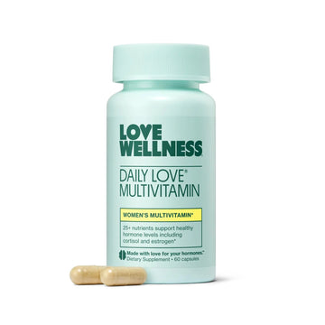 Love Wellness Daily Love Multivitamin for Women | Supports Energy, Cortisol, Immune Health, Stress Relief, & PMS | Complete with Vitamin D, C Love Wellness uk supplements