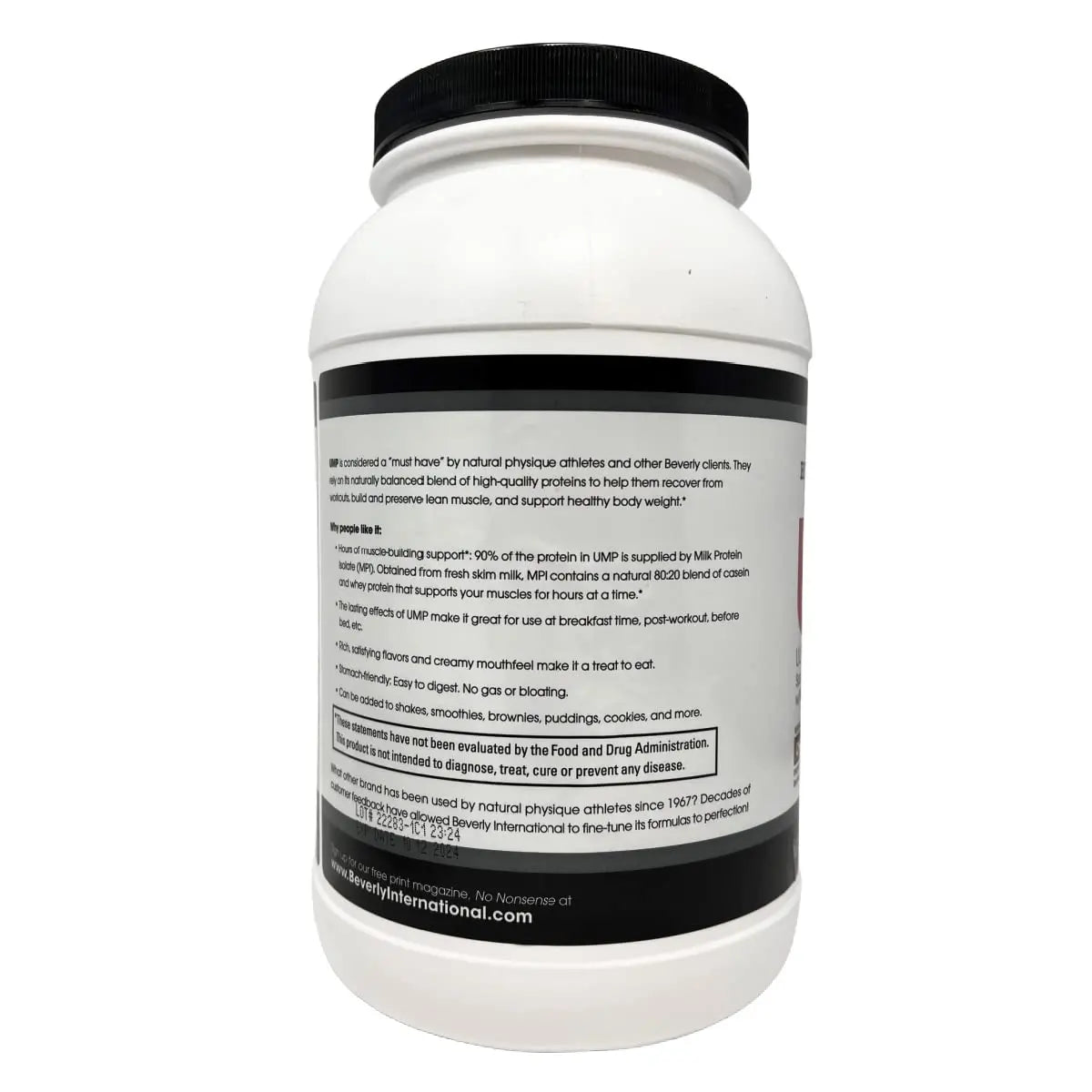 Beverly International UMP Protein Powder, Chocolate. Unique Whey-Casein Ratio Builds Lean Muscle. Easy to Digest. No Bloat. (32.8 oz) 2lb .8 oz Beverly International uk supplements