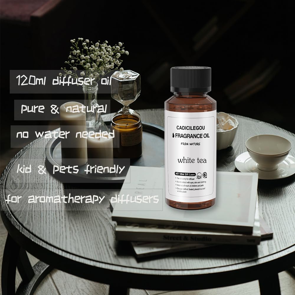 White Tea Essential Oils for Diffuser Hotel Collection - 100% Pure Orange Essential Oil Aromatherapy Oil CadicileGou uk supplements