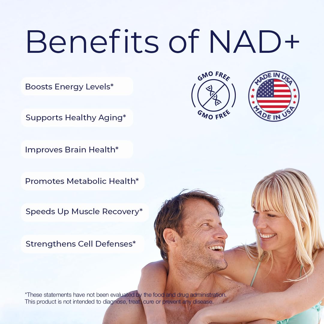NAD+ Supplement 1000 mg High Absorption – Supports Energy, Cellular Health, Brain Function, and Healthy Aging – Pure NAD Formula with 60 Capsules ATEMPO NATURAL LIFESTYLE uk supplements