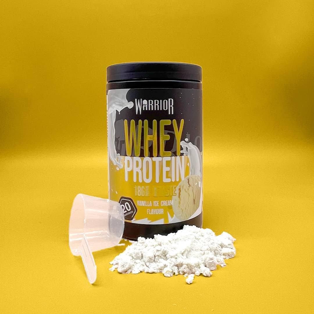 Warrior Whey Protein Powder – Up to 36g* of Protein Per Shake – Low Sugar, and Low Carbs Warrior uk supplements